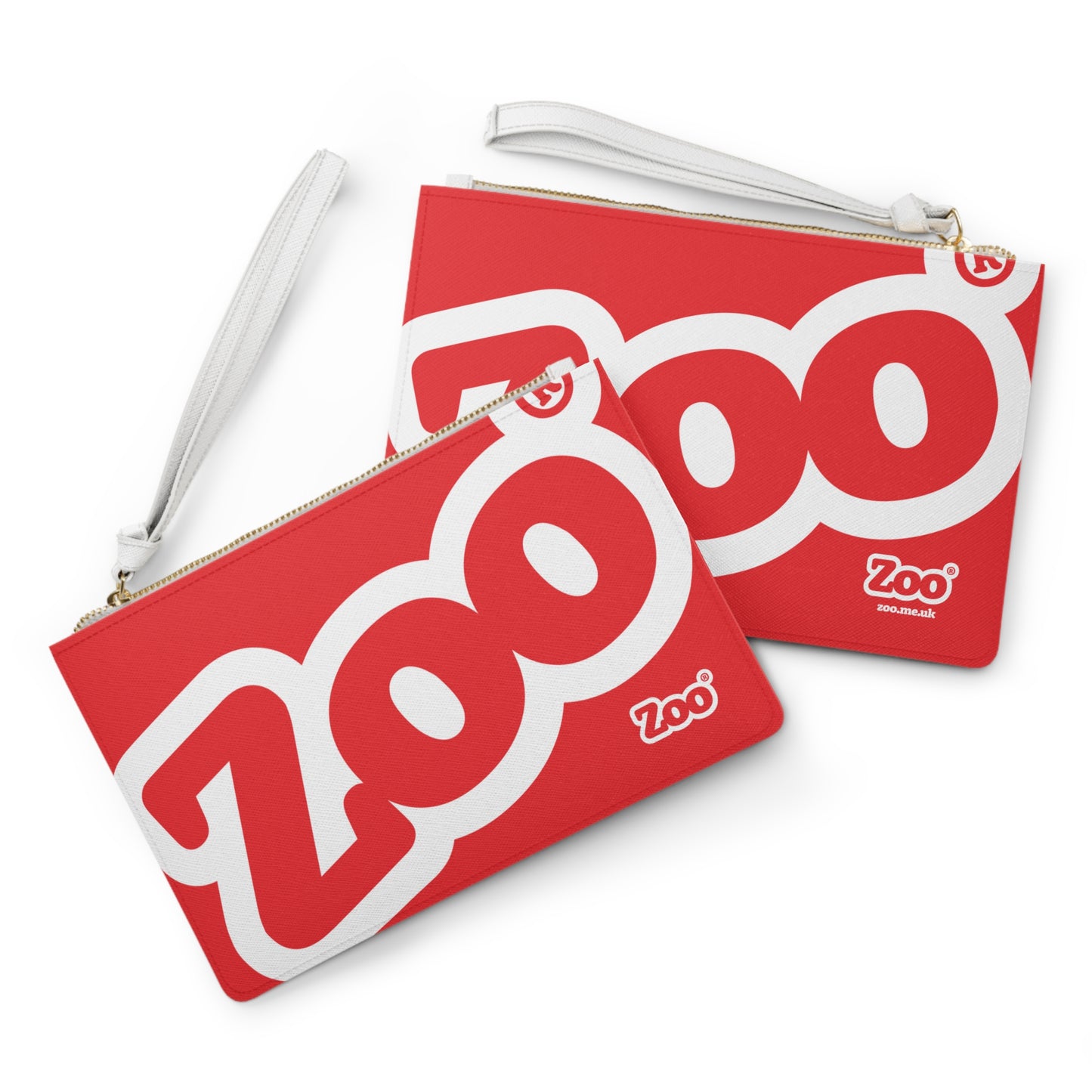 Zoo® Red with White Clutch Bag