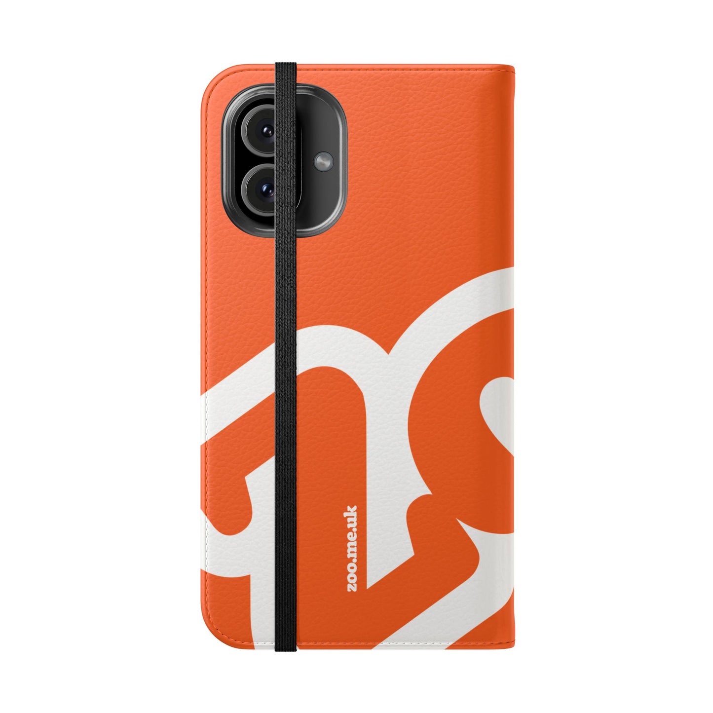 Zoo® Orange Flip Case - Phone Wallet with Card Holder
