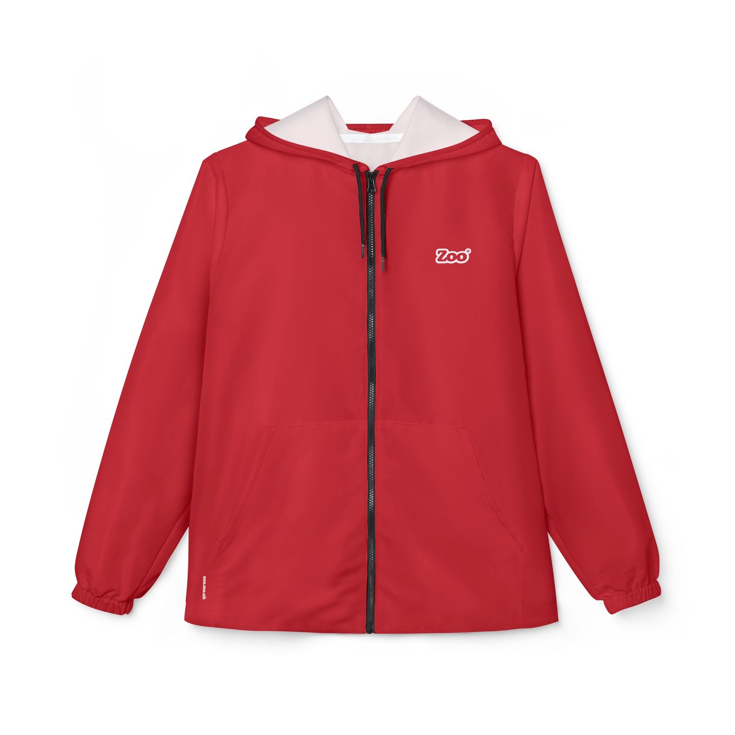 Zoo® Dark Red - Unisex Windbreaker Jacket