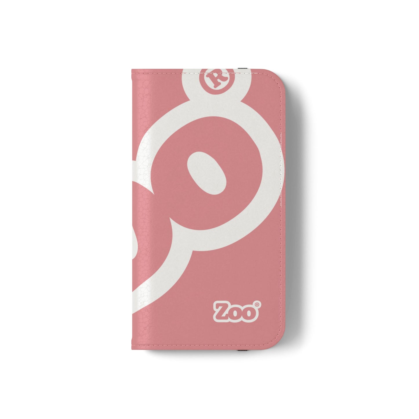 Zoo® Rose Pink Flip Case - Phone Wallet with Card Holder