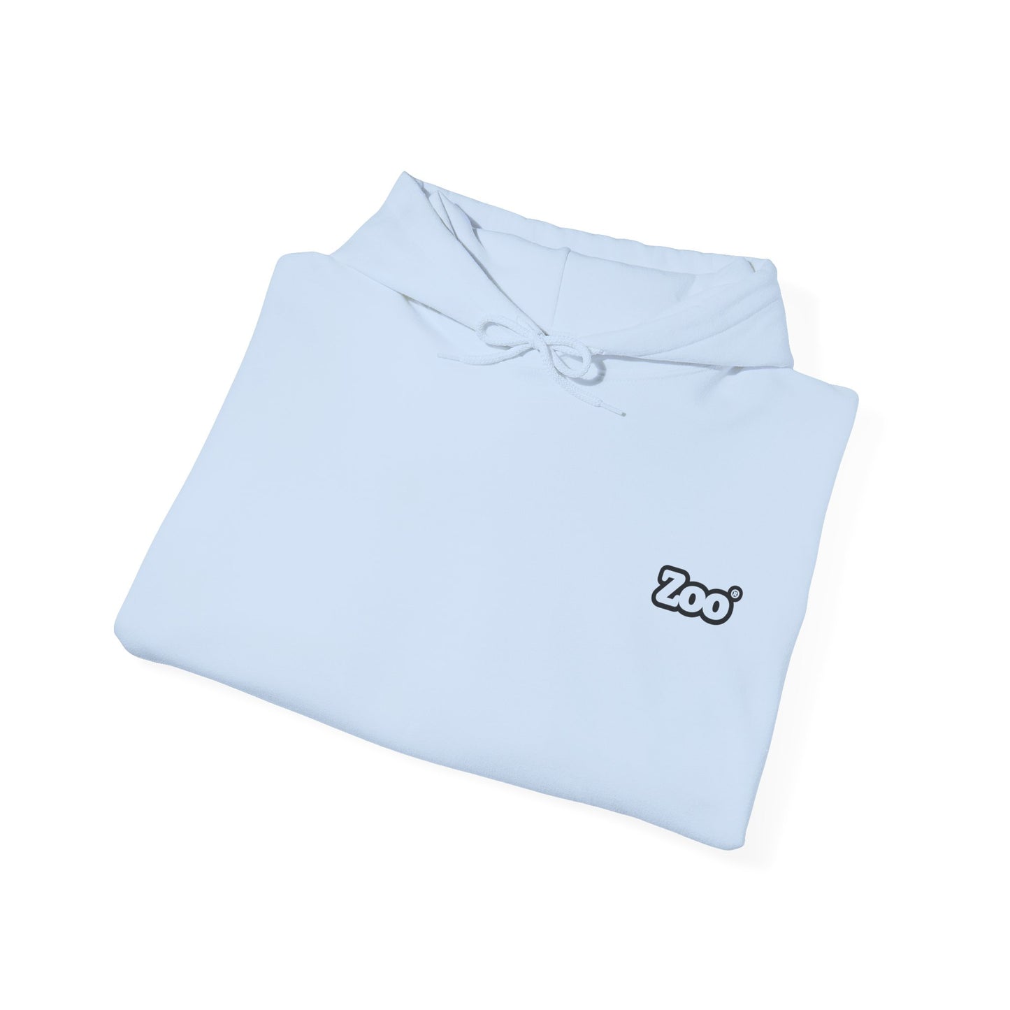 Zoo® Black Logo on Pale Blue - Unisex Heavy Blend™ Hoodie