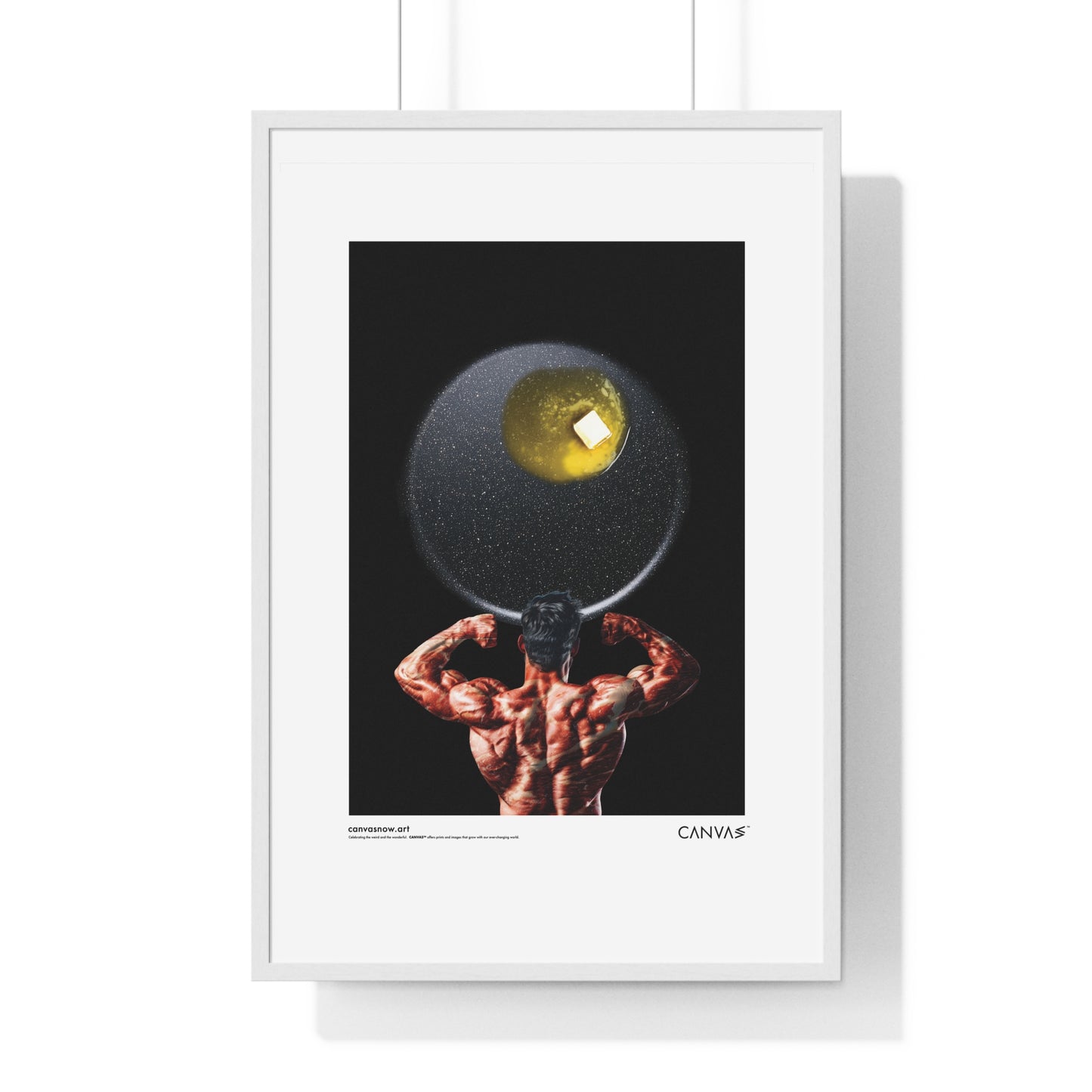 CANVAS™ UNDER-A-TEFLON-SKY Portrait Framed Poster