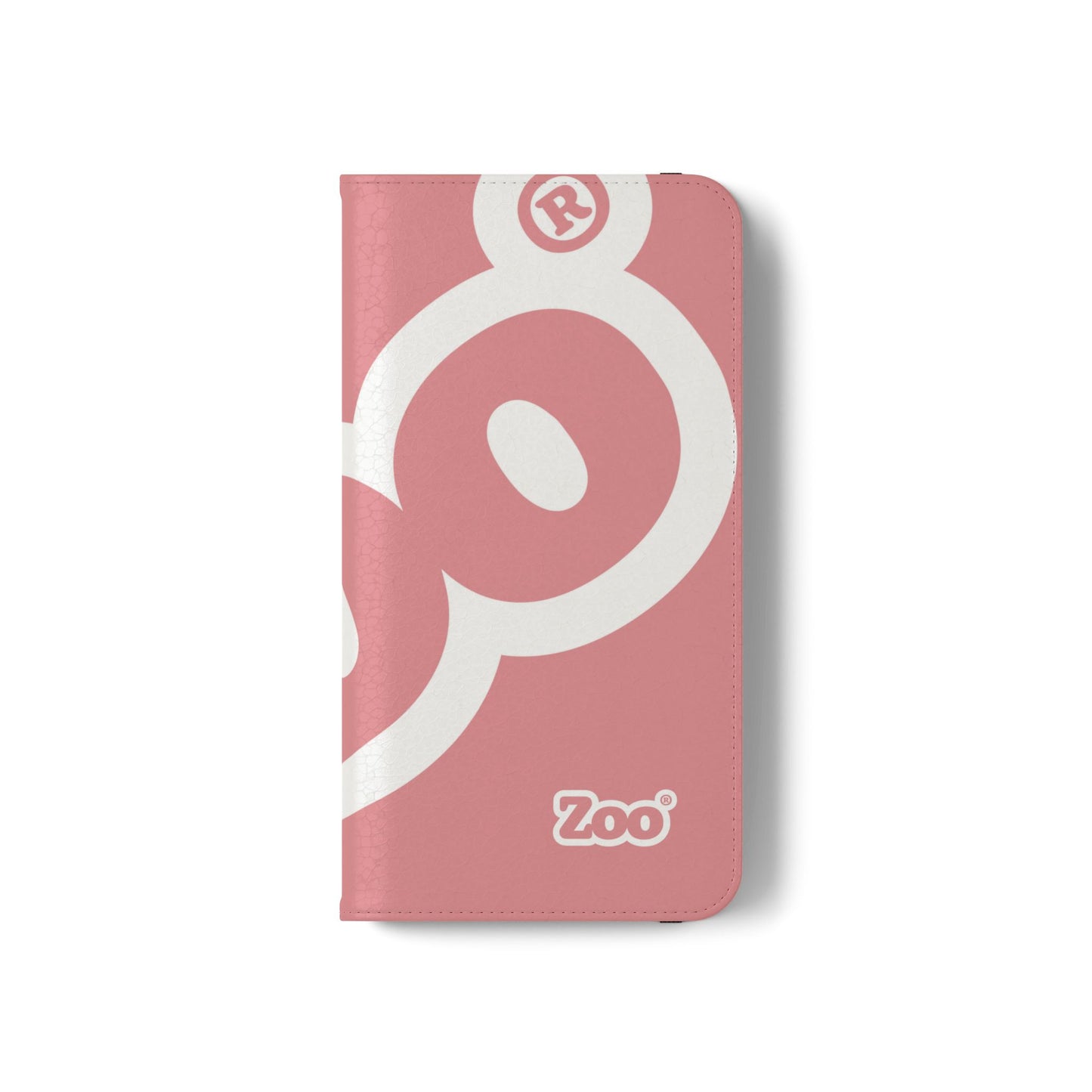 Zoo® Rose Pink Flip Case - Phone Wallet with Card Holder