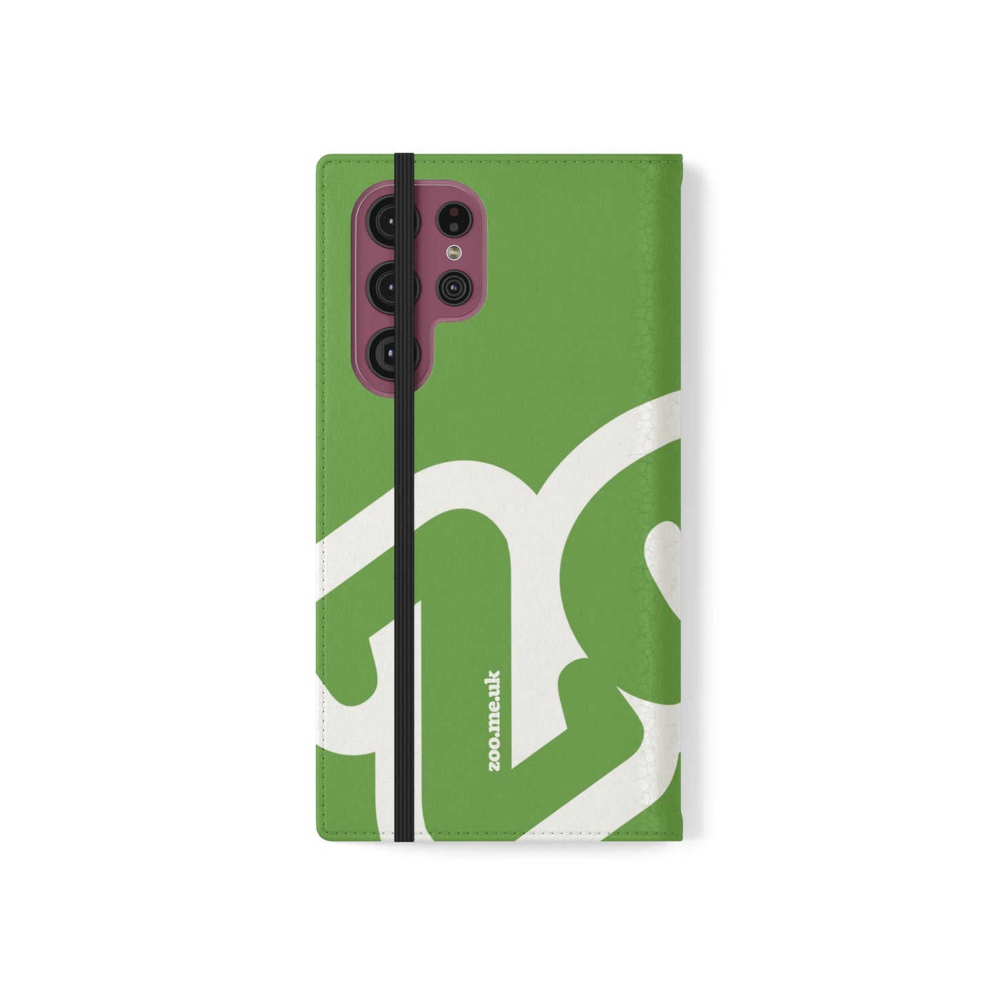 Zoo® Light Green Flip Case - Phone Wallet with Card Holder