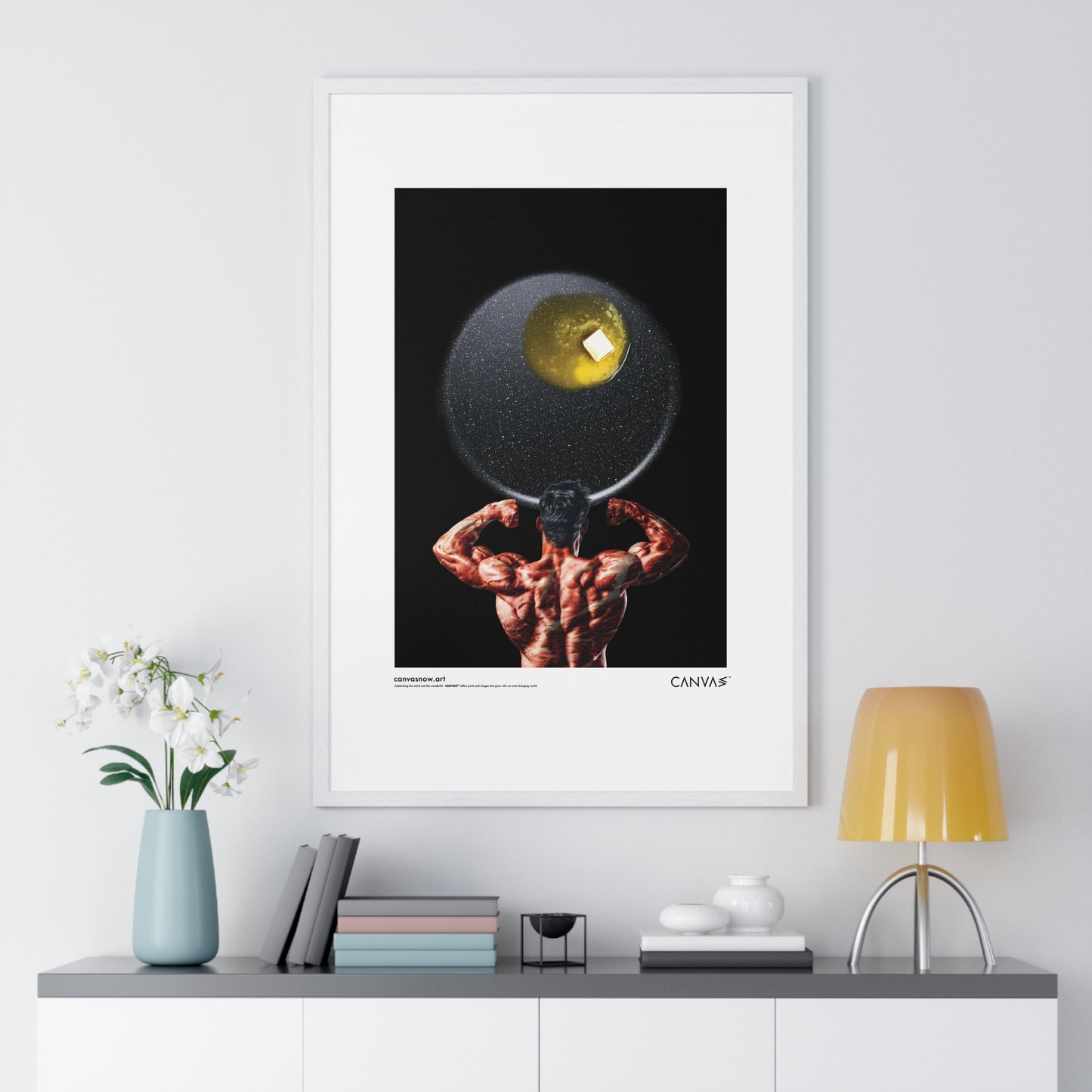 CANVAS™ UNDER-A-TEFLON-SKY Portrait Framed Poster