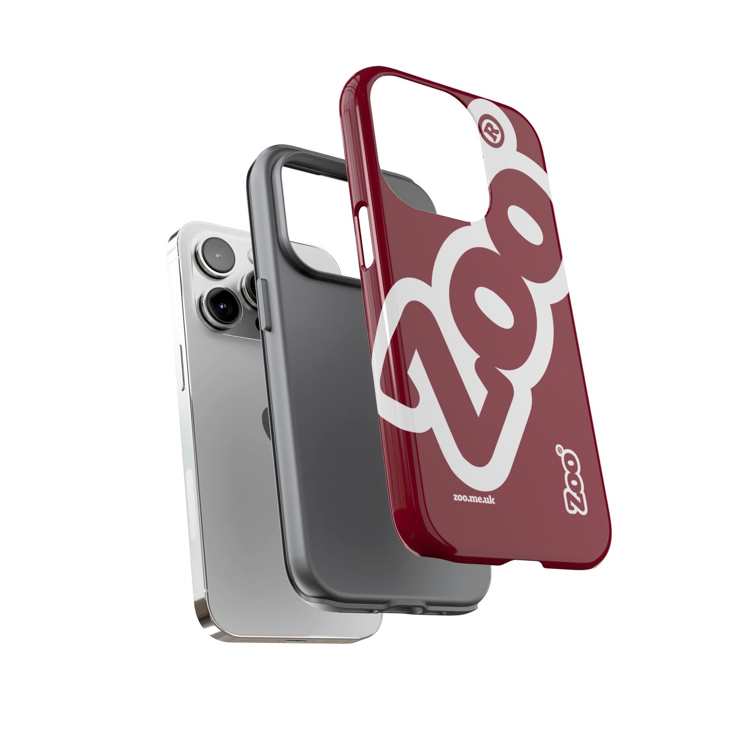 Zoo® Burgundy - Durable iPhone® Case