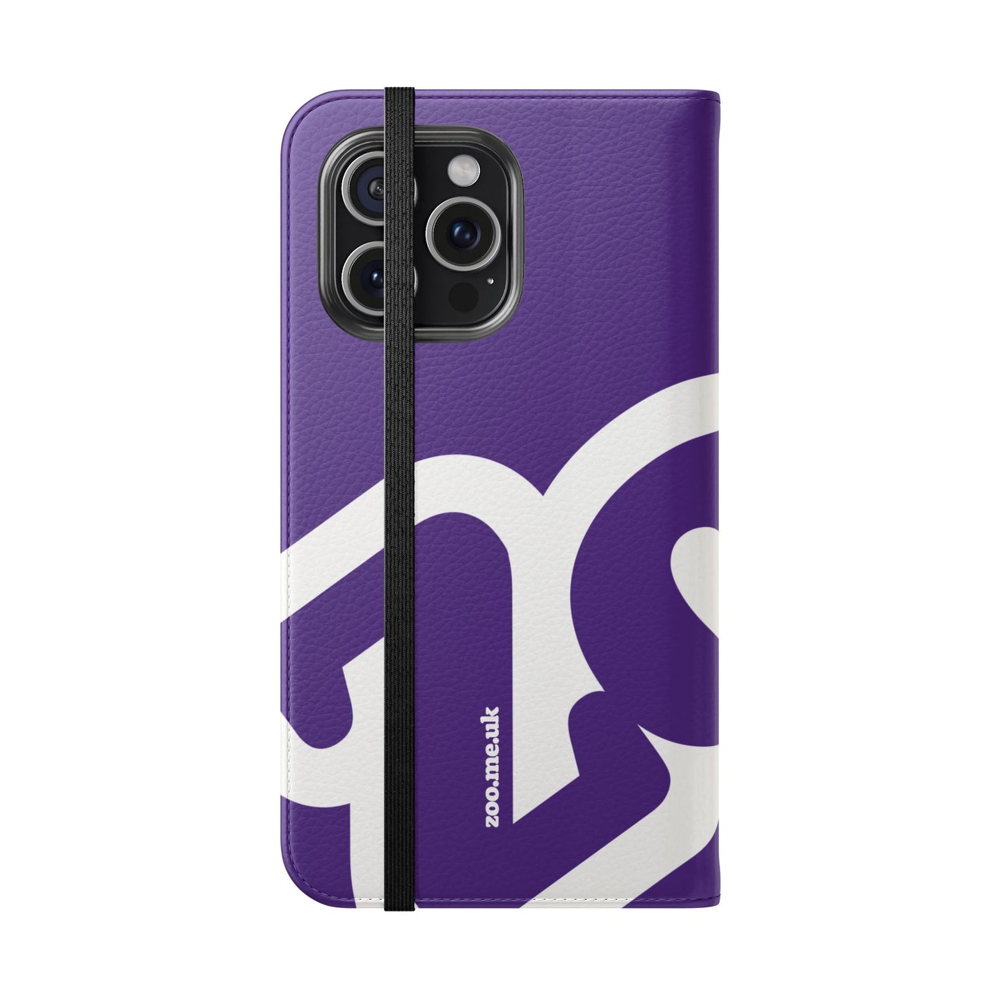 Zoo® Purple Flip Case - Phone Wallet with Card Holder