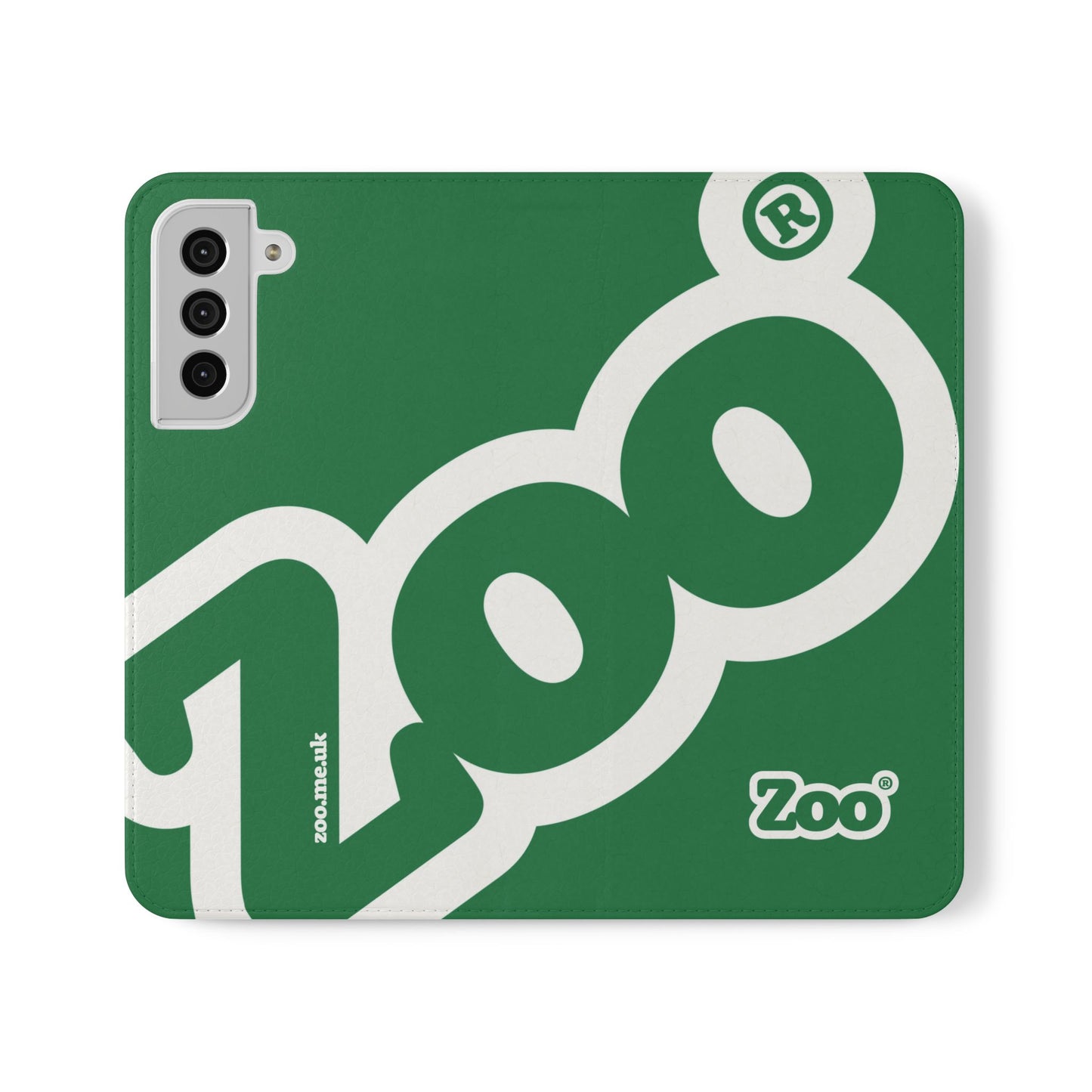 Zoo® Dark Green Flip Case - Phone Wallet with Card Holder