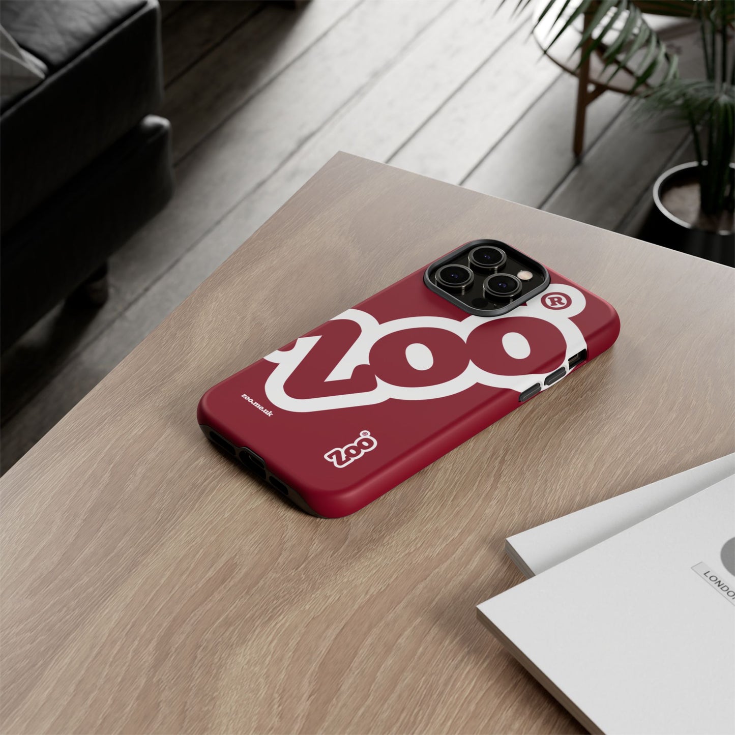 Zoo® Burgundy - Durable iPhone® Case