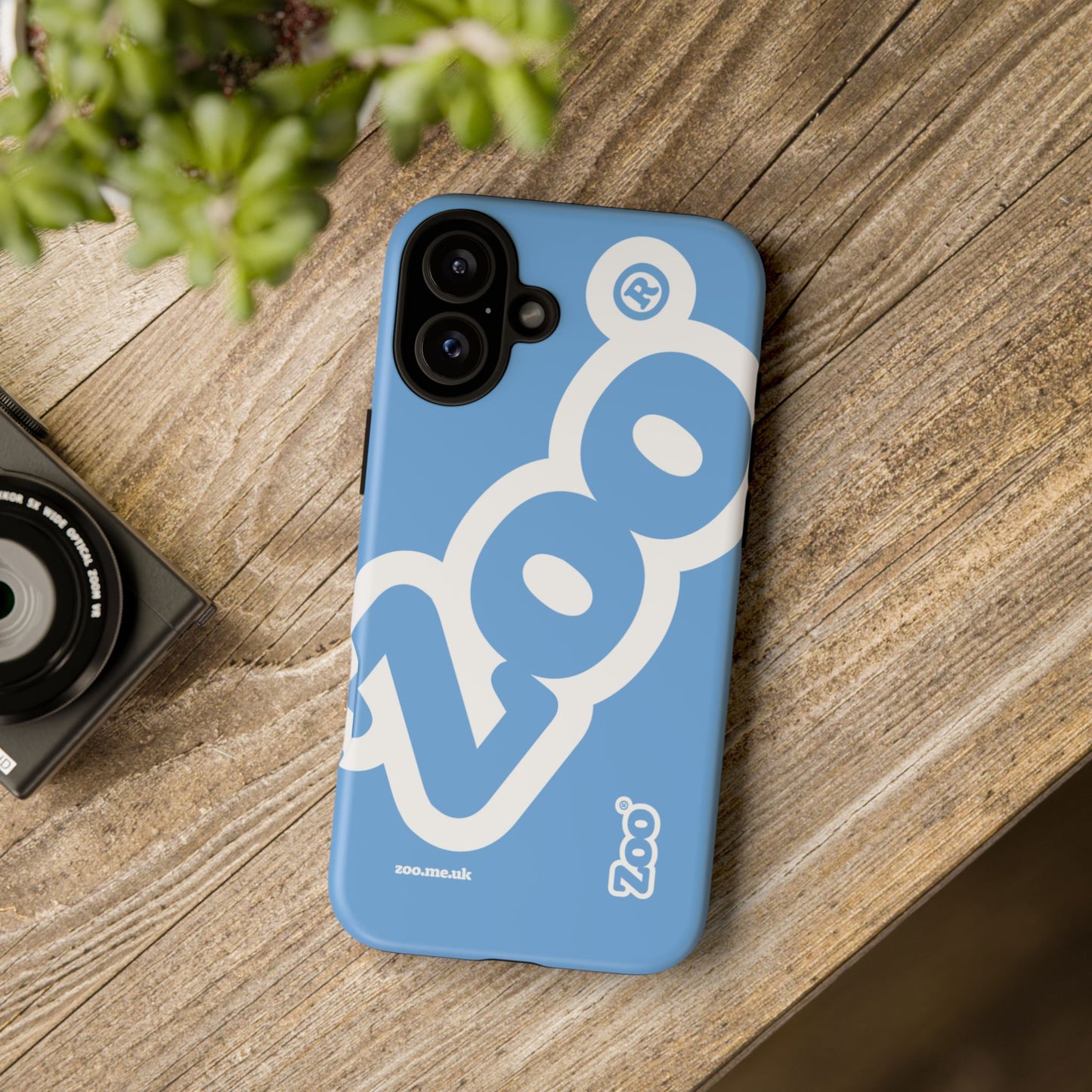Zoo® Light Blue - Durable iPhone® Case