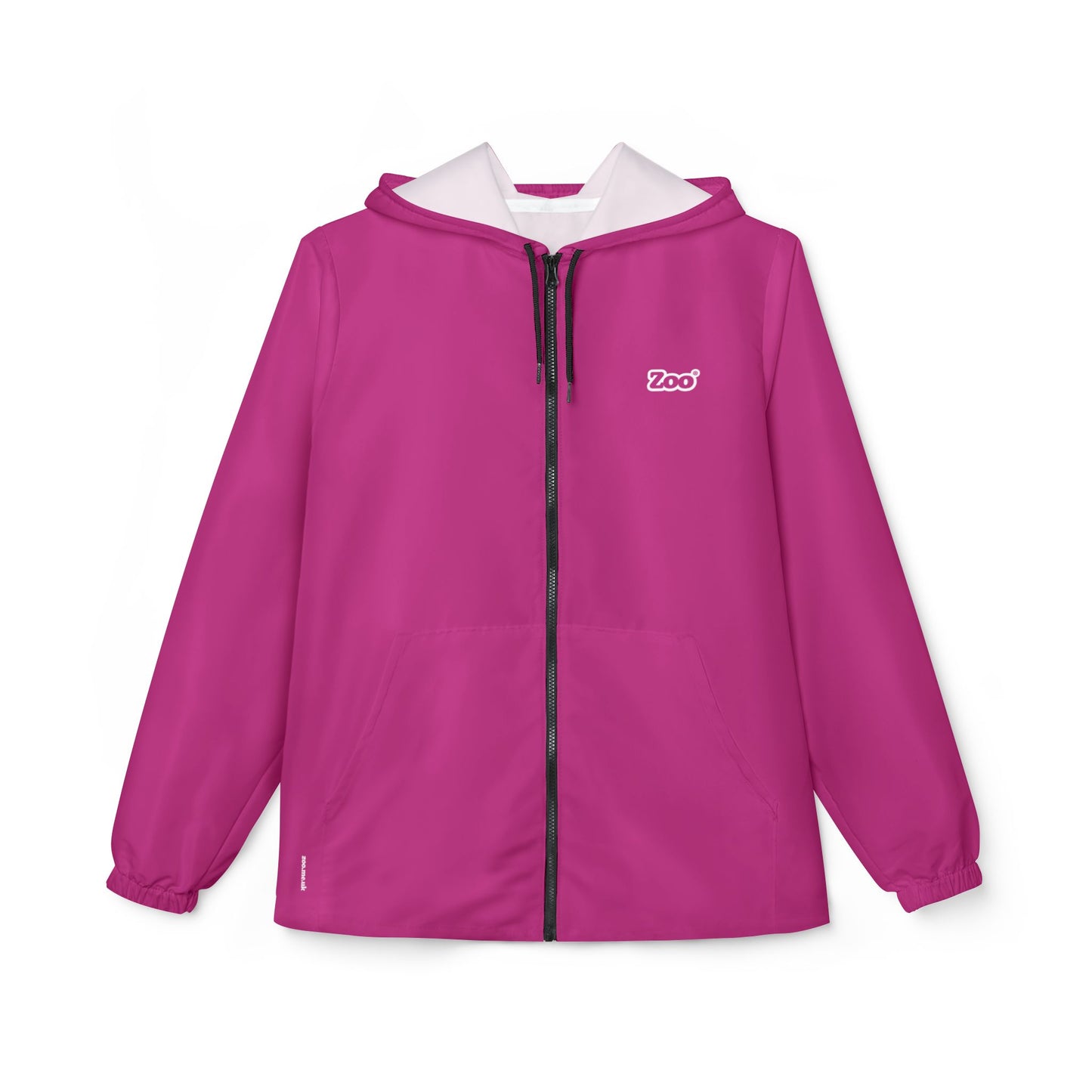 Zoo® Pink with White - Ladies Windbreaker Jacket