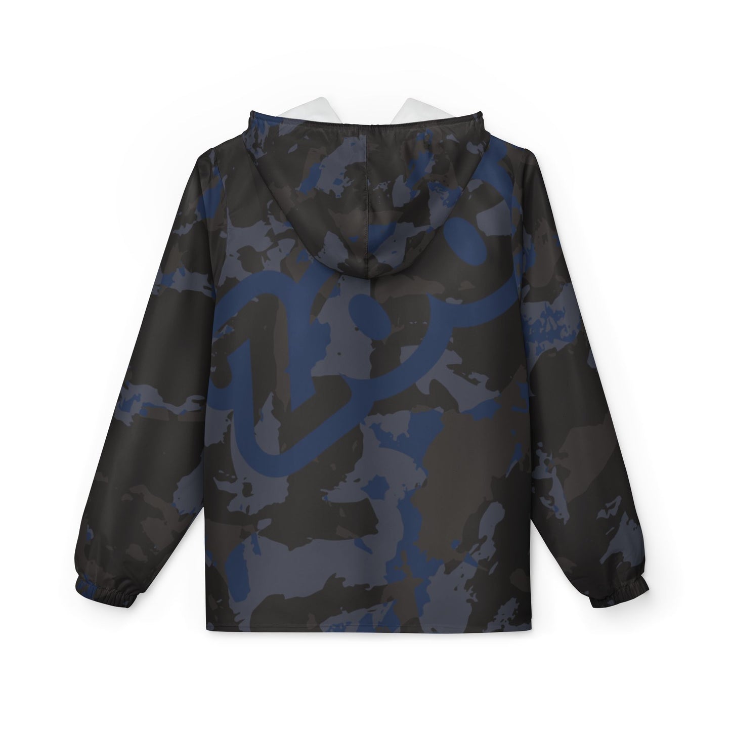 Zoo® Black & Navy - Unisex Camo Windbreaker Jacket