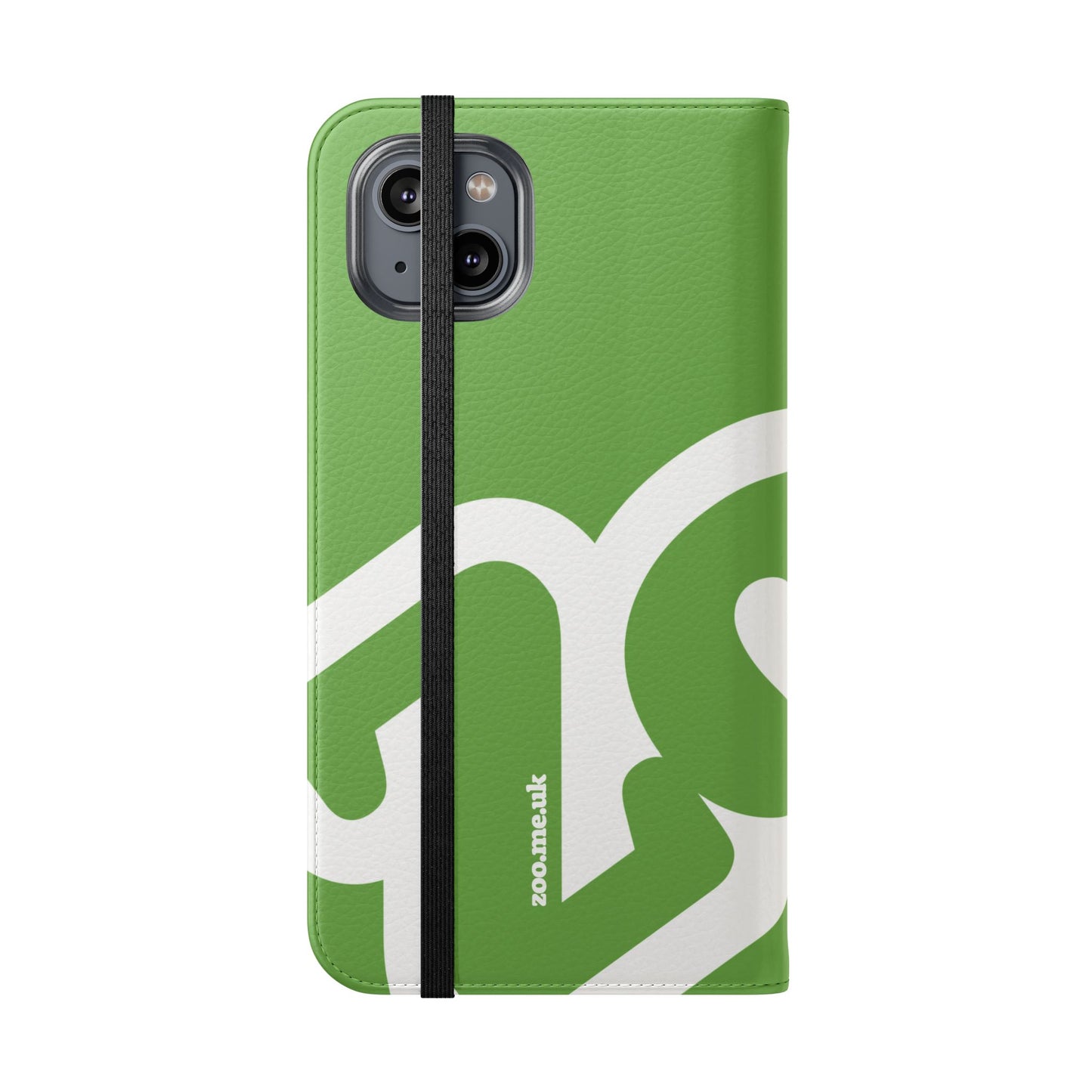 Zoo® Light Green Flip Case - Phone Wallet with Card Holder