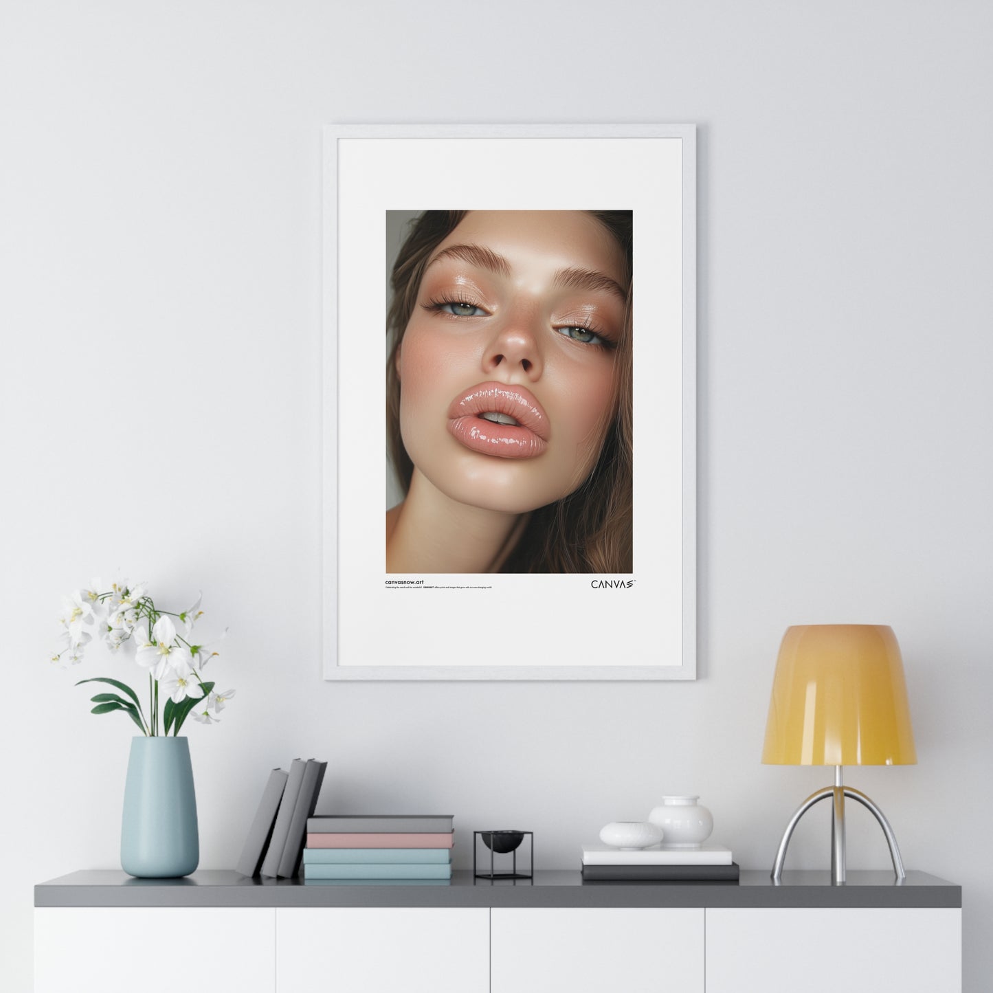 CANVAS™ BOTOX-YOUTH-AI Portrait Framed Poster