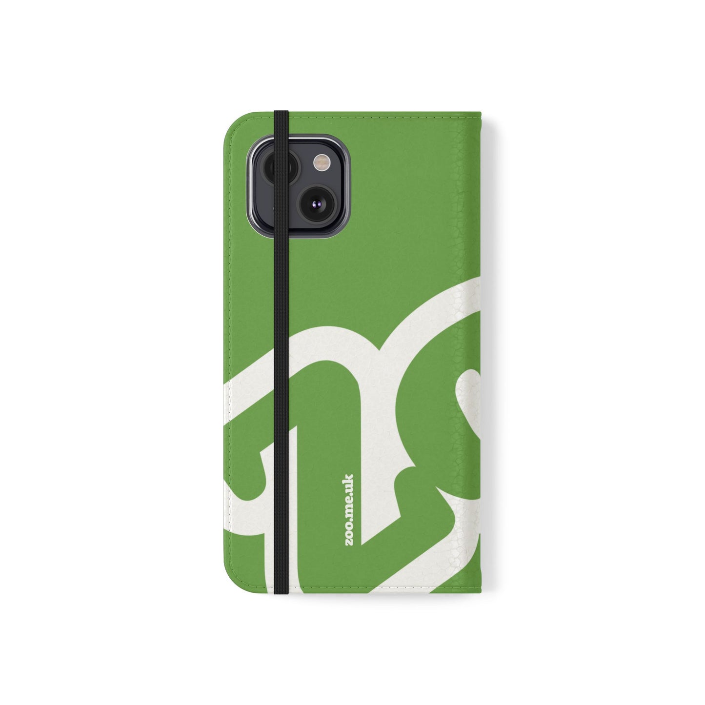 Zoo® Light Green Flip Case - Phone Wallet with Card Holder