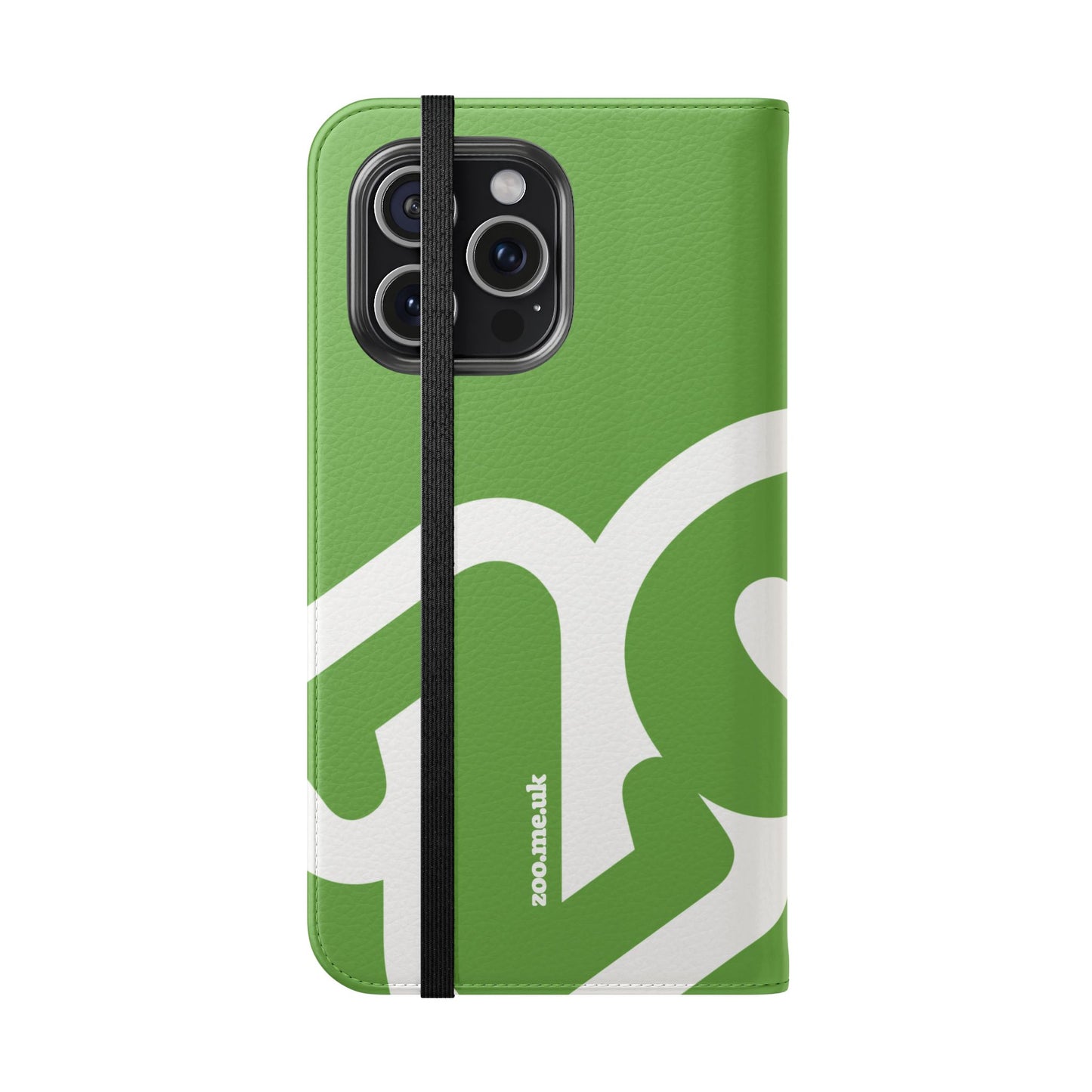 Zoo® Light Green Flip Case - Phone Wallet with Card Holder