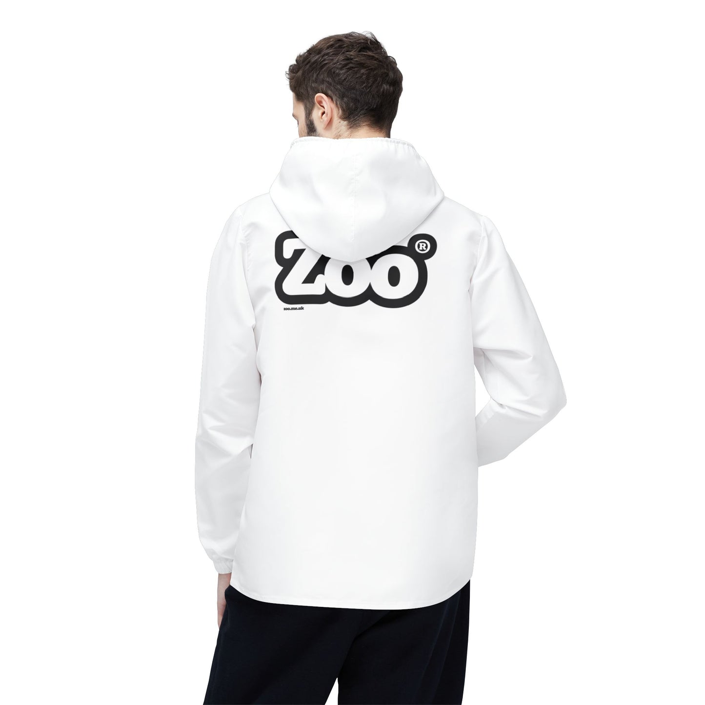 Zoo® White - Unisex Windbreaker Jacket