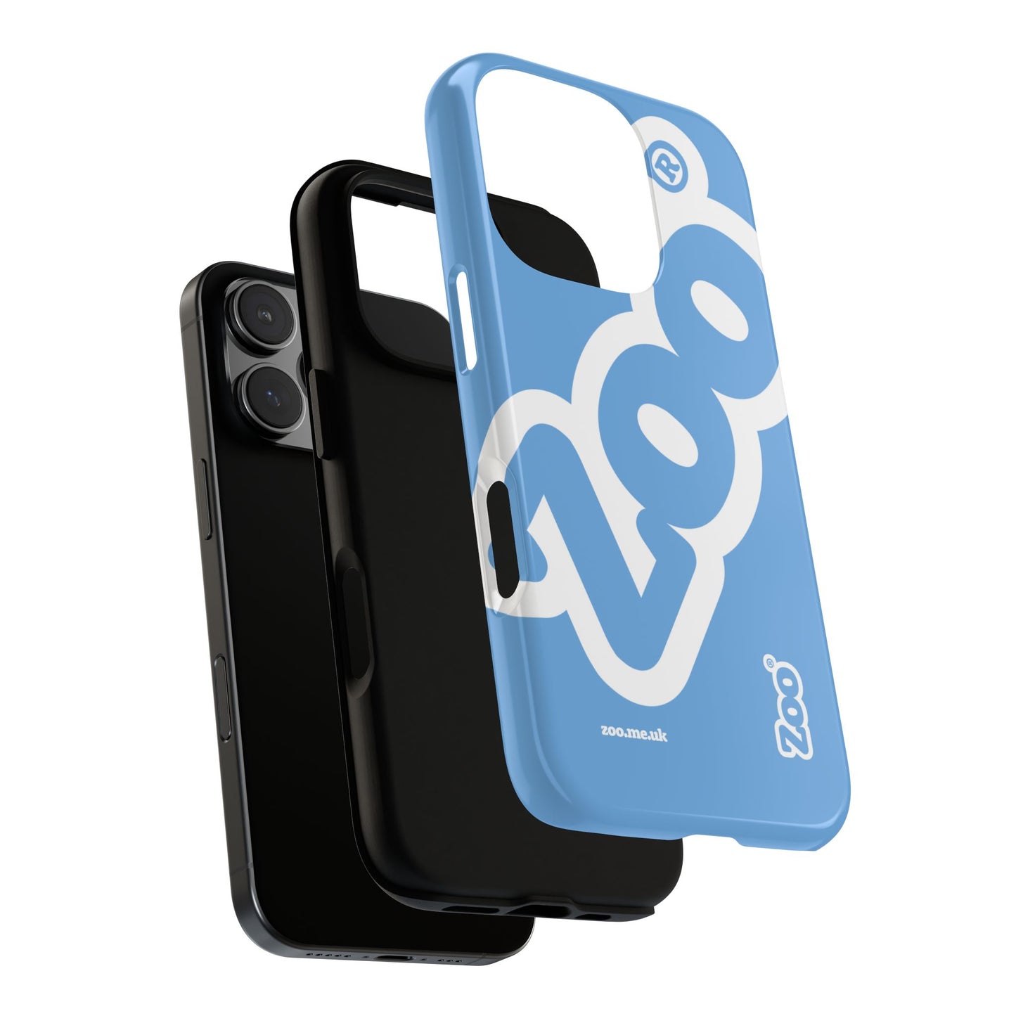 Zoo® Light Blue - Durable iPhone® Case