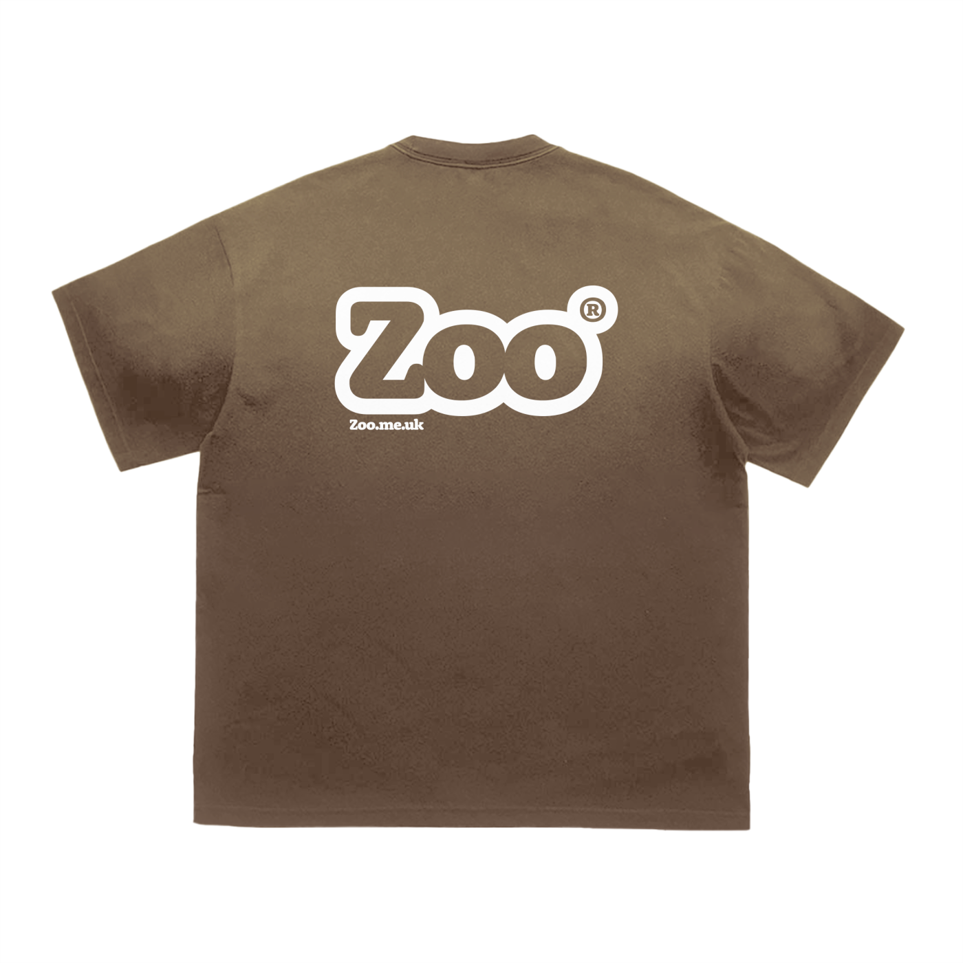 Zoo® Vintage Washed Tiger Stripes Dyed Gradient T-Shirt - 250 GSM