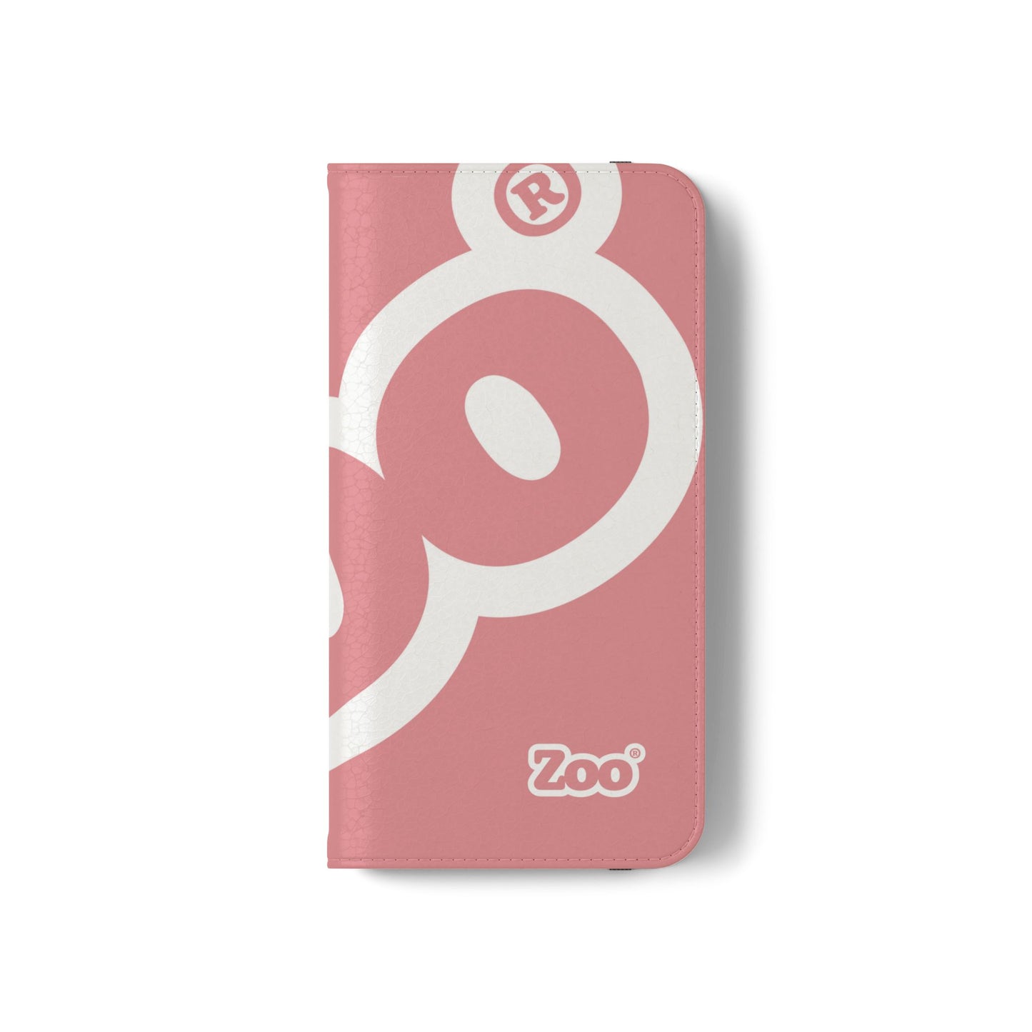 Zoo® Rose Pink Flip Case - Phone Wallet with Card Holder