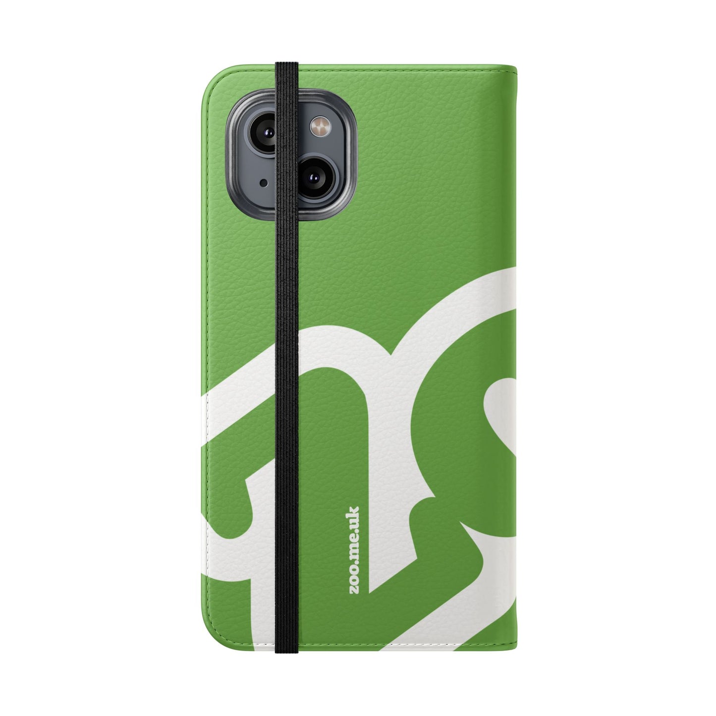 Zoo® Light Green Flip Case - Phone Wallet with Card Holder