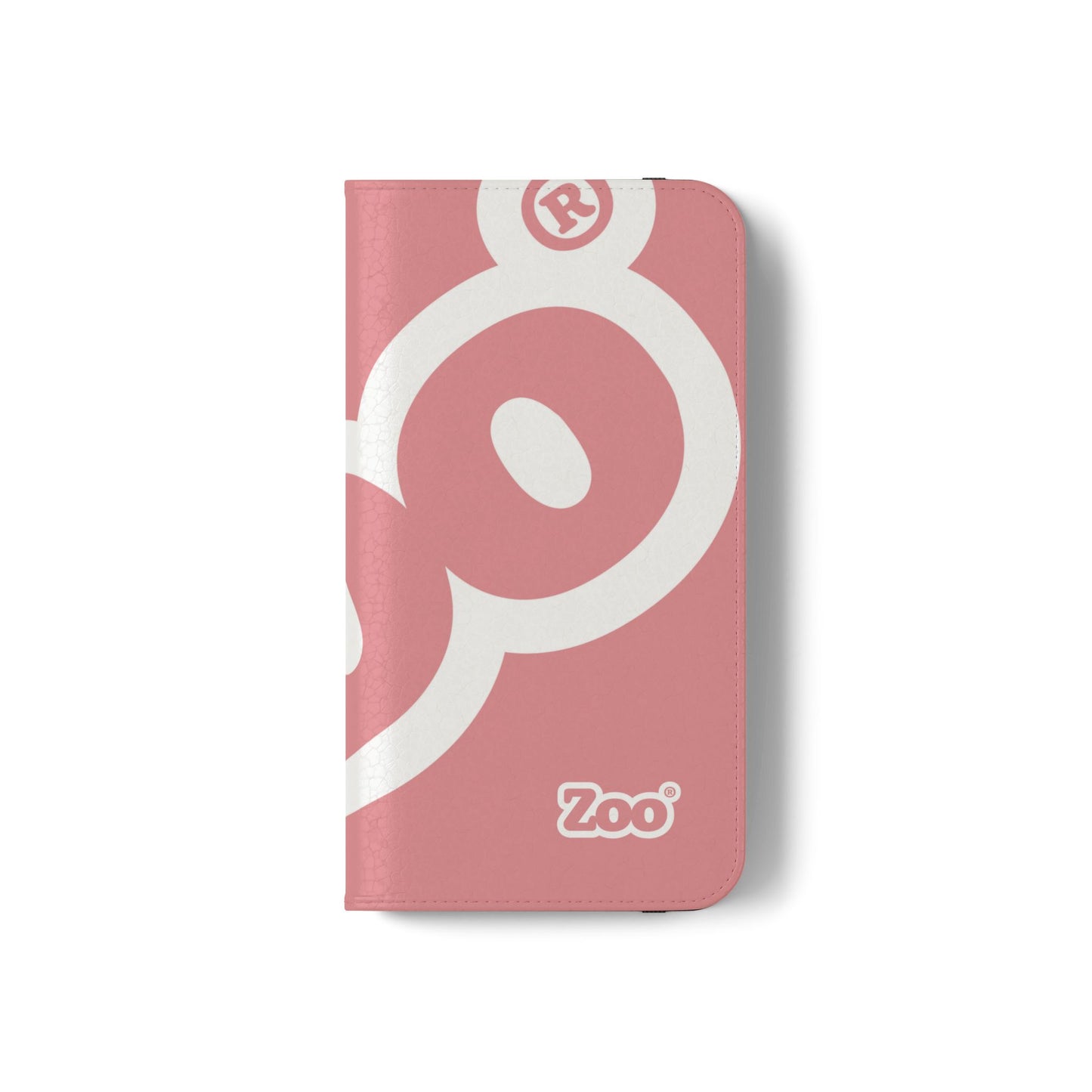 Zoo® Rose Pink Flip Case - Phone Wallet with Card Holder