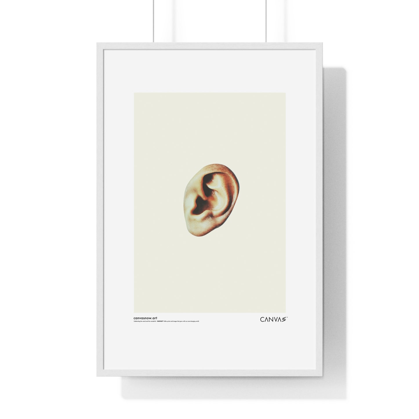 CANVAS™ MISSING-EAR Portrait Framed Poster