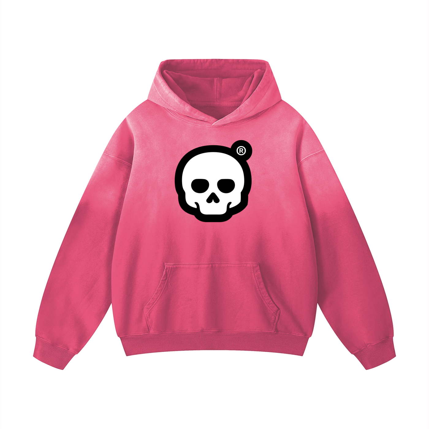 TOXIC® SKULL® Heavyweight Sunfade Oversized Hoodie