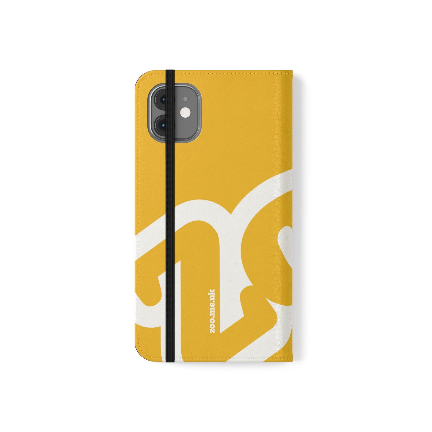 Zoo® Yellow Flip Case - Phone Wallet with Card Holder