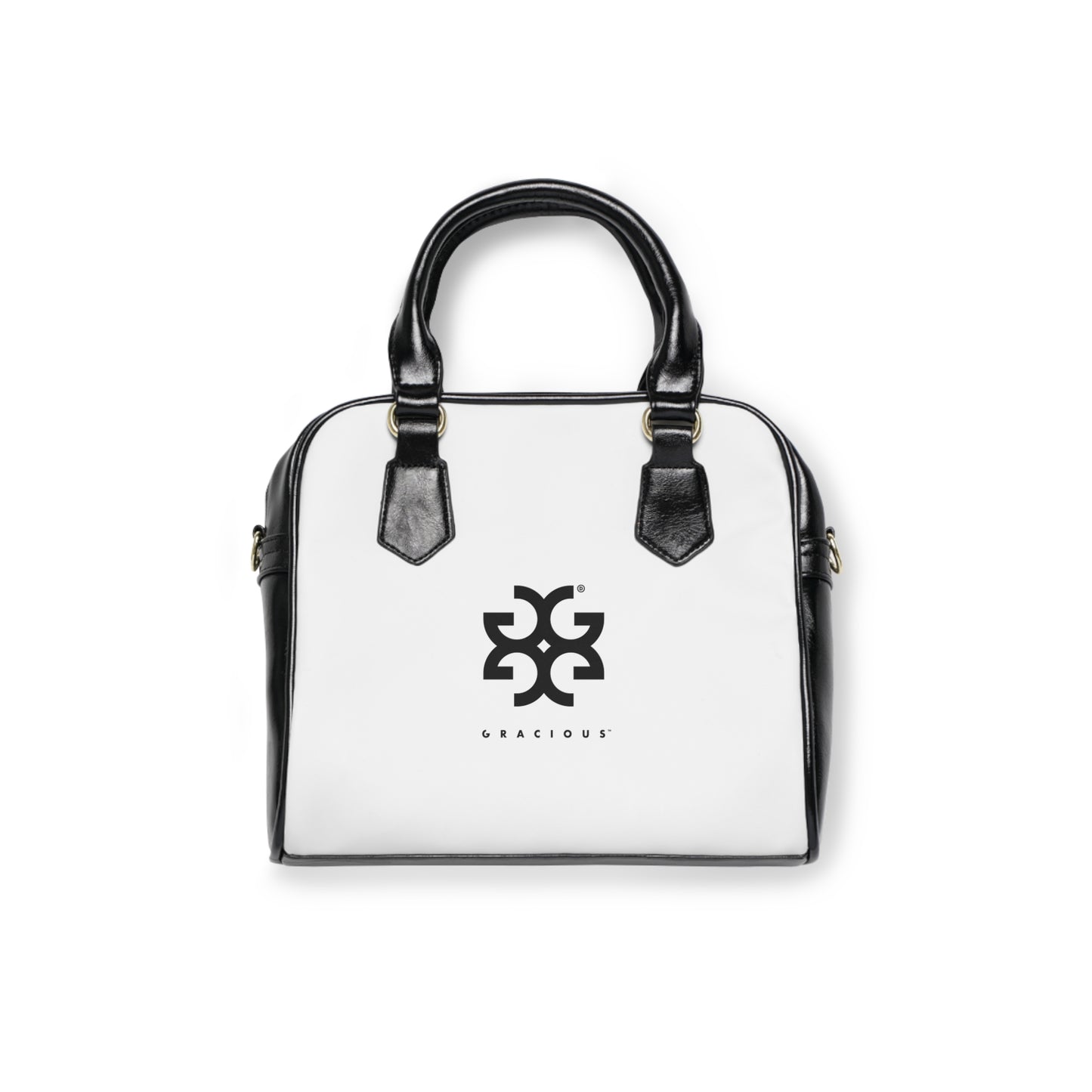 GRACIOUS™ White Elegant Shoulder Handbag