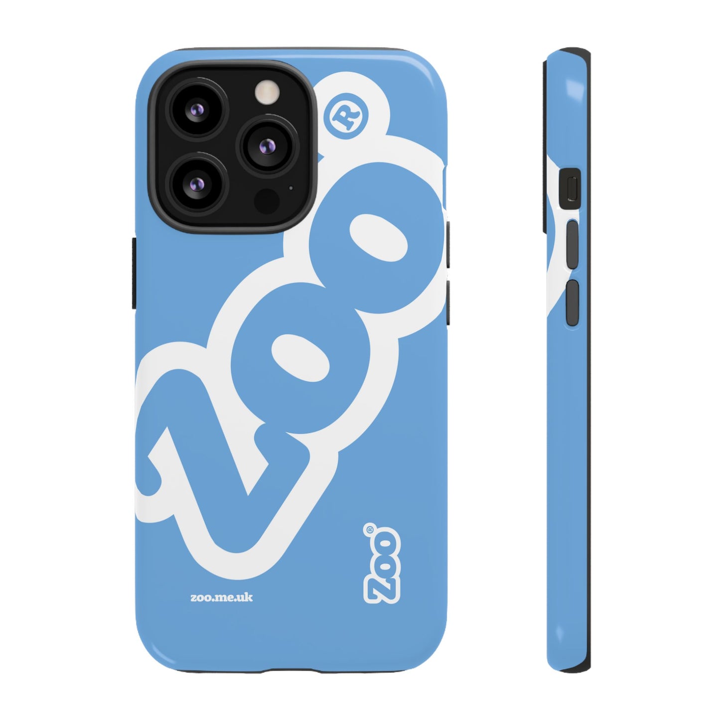 Zoo® Light Blue - Durable iPhone® Case
