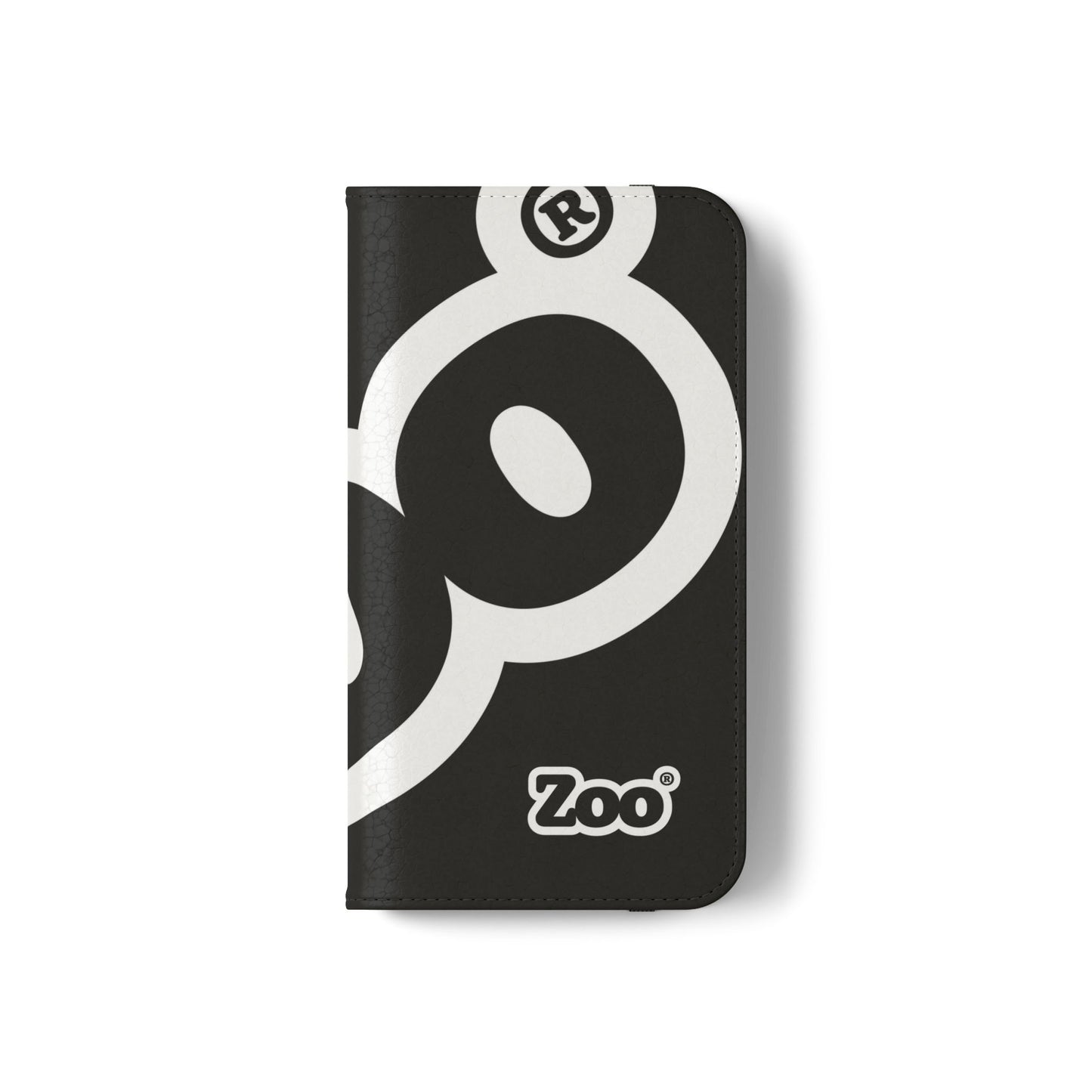 Zoo® Black Flip Case - Phone Wallet with Card Holder