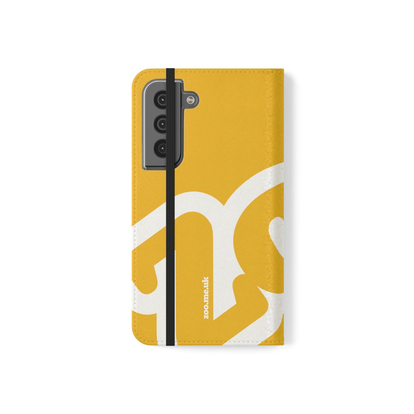 Zoo® Yellow Flip Case - Phone Wallet with Card Holder