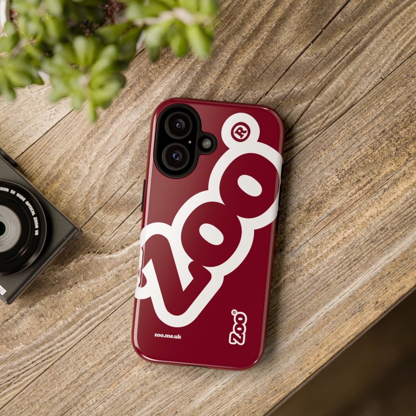 Zoo® Burgundy - Durable iPhone® Case
