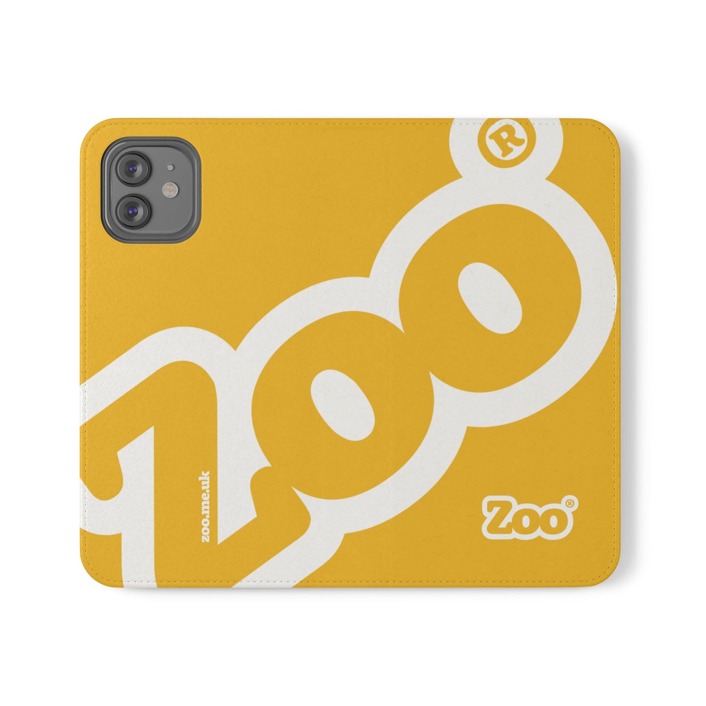 Zoo® Yellow Flip Case - Phone Wallet with Card Holder