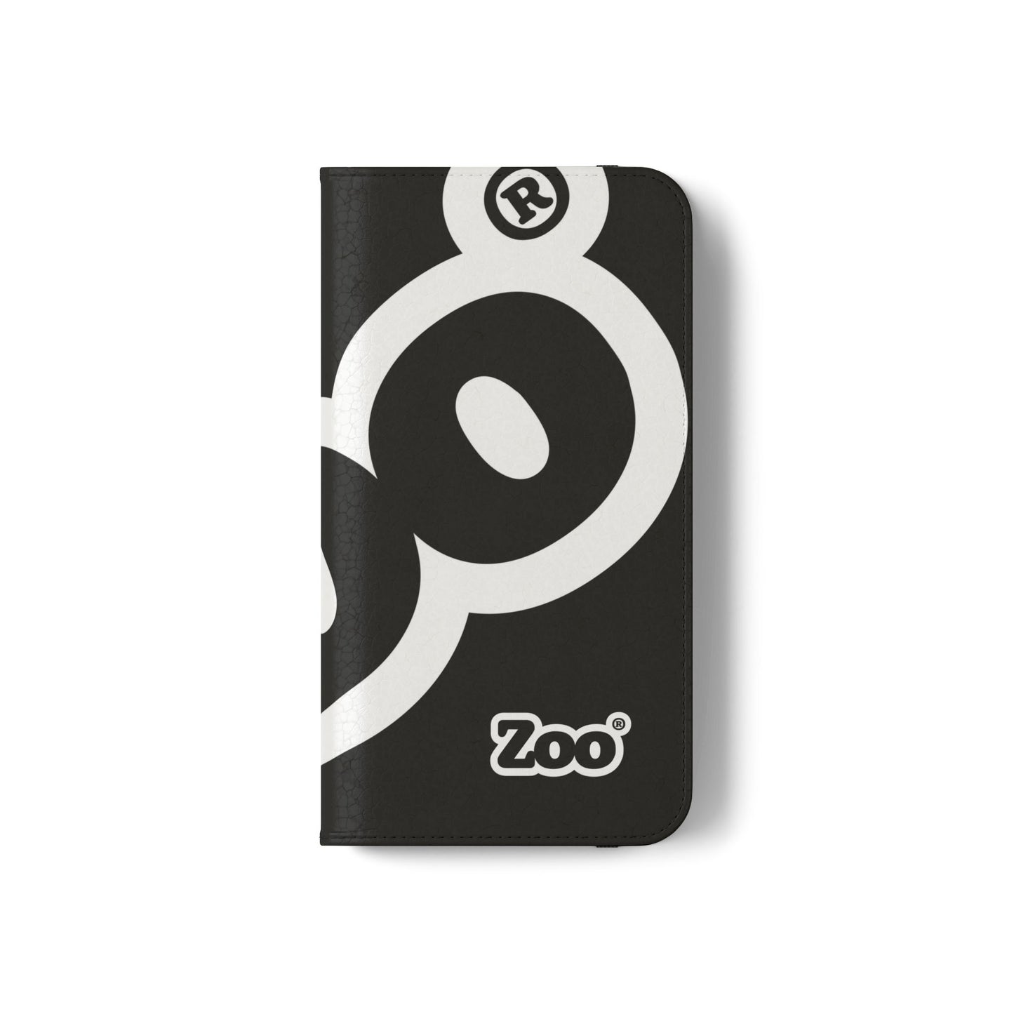 Zoo® Black Flip Case - Phone Wallet with Card Holder