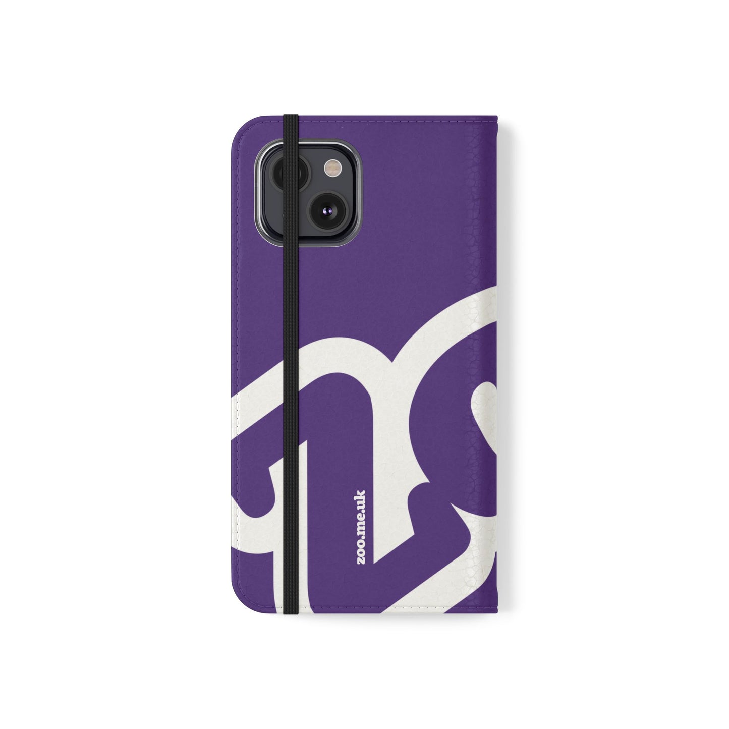 Zoo® Purple Flip Case - Phone Wallet with Card Holder