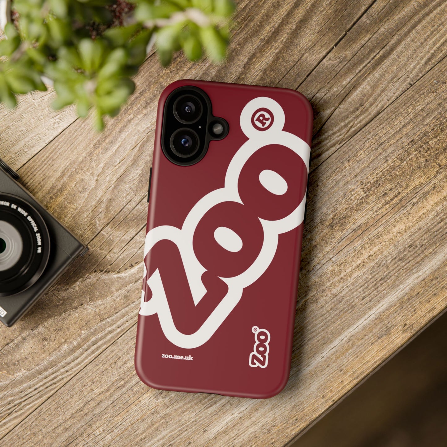 Zoo® Burgundy - Durable iPhone® Case