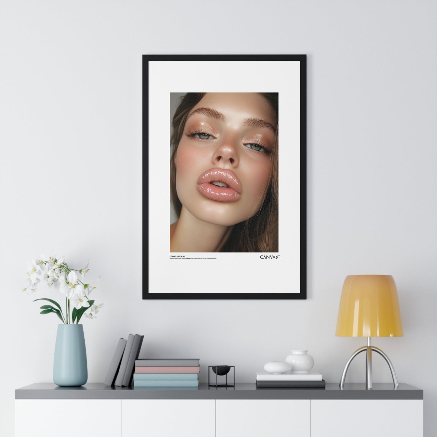 CANVAS™ BOTOX-YOUTH-AI Portrait Framed Poster