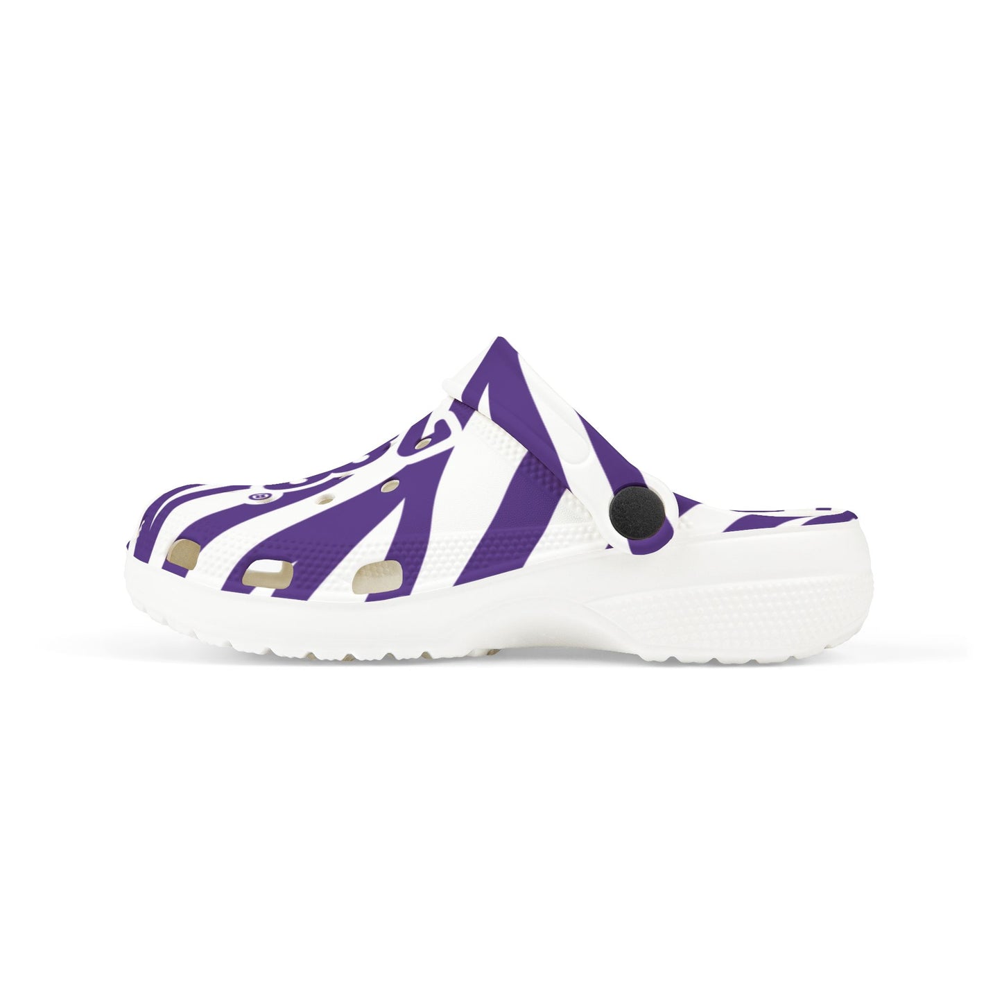 Zoo® Kid's Purple & White Sole Clogs