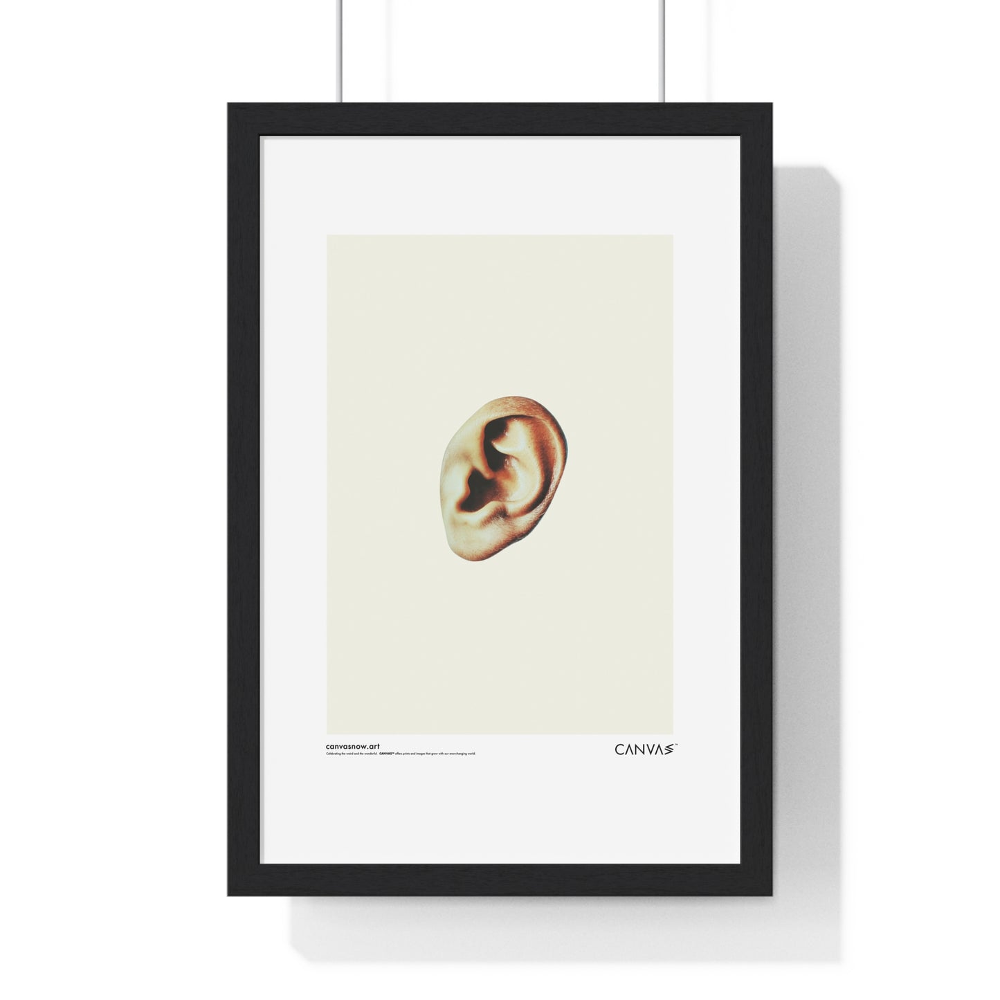 CANVAS™ MISSING-EAR Portrait Framed Poster