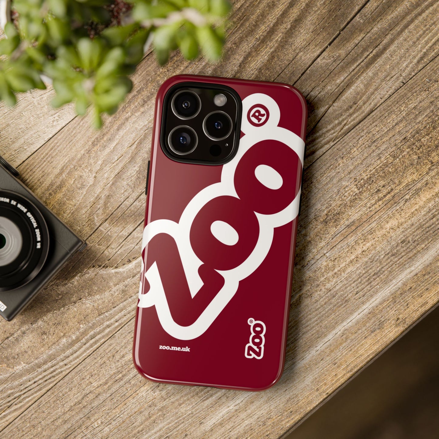 Zoo® Burgundy - Durable iPhone® Case