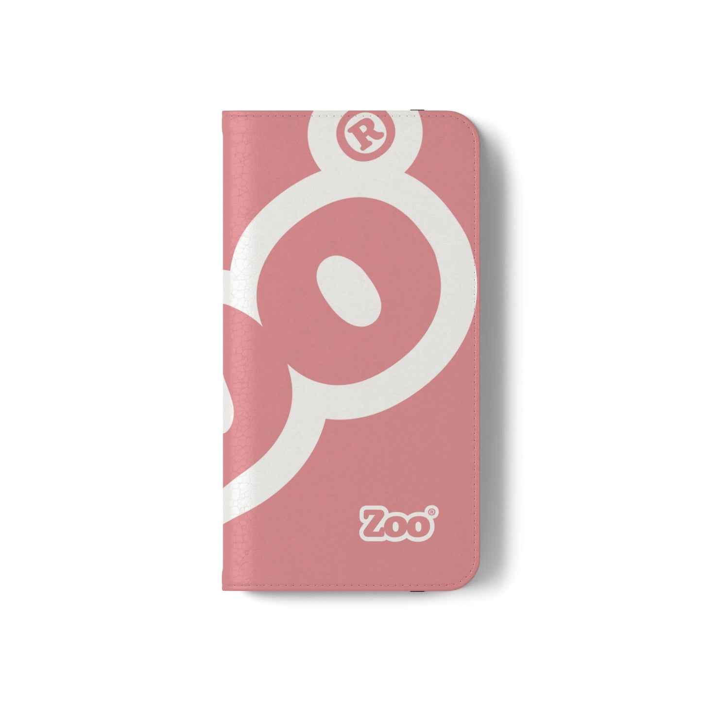 Zoo® Rose Pink Flip Case - Phone Wallet with Card Holder