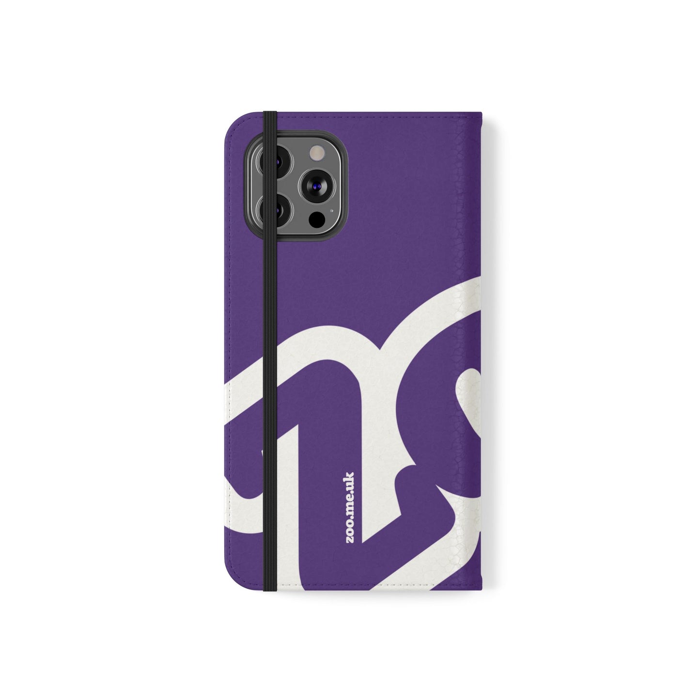 Zoo® Purple Flip Case - Phone Wallet with Card Holder