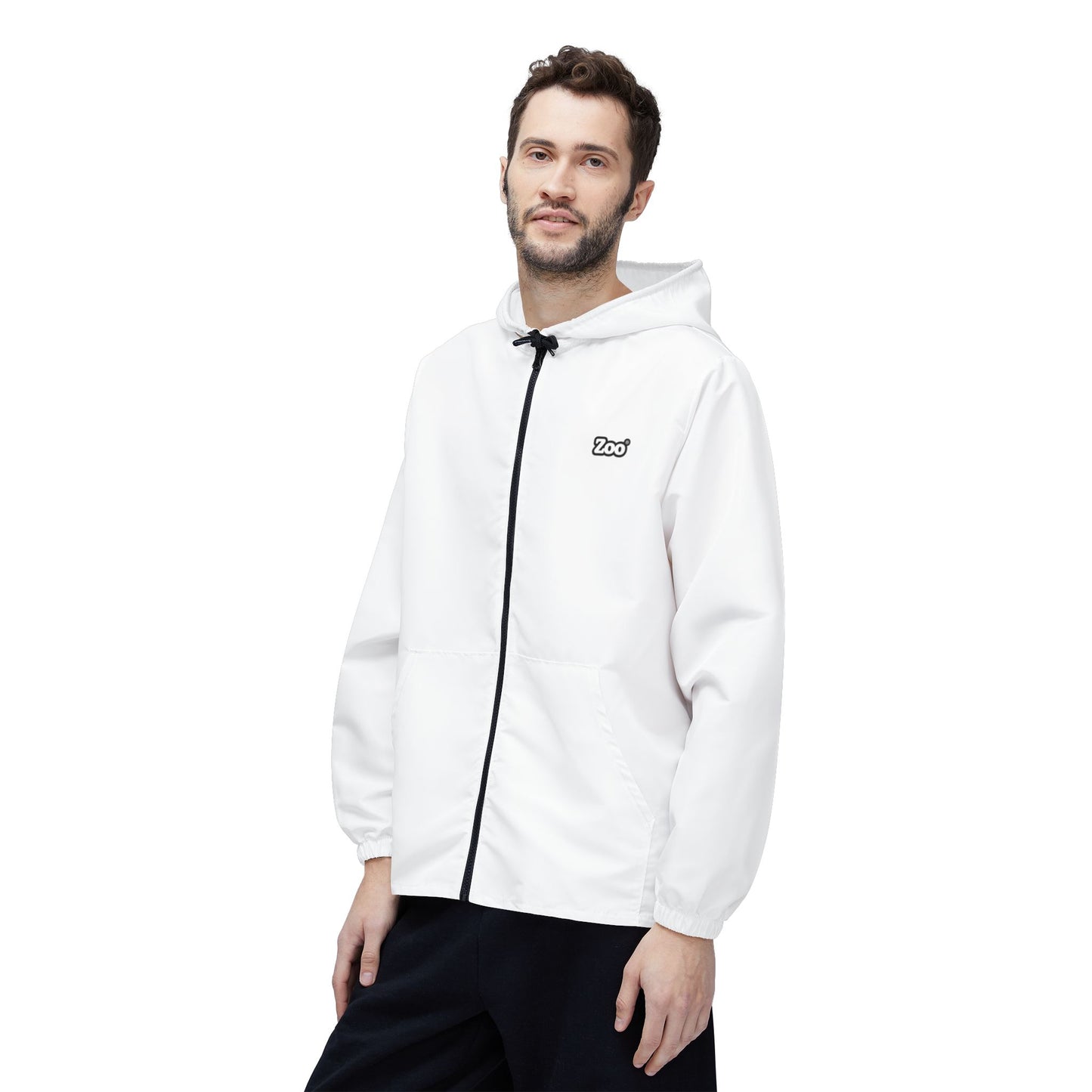 Zoo® White - Unisex Windbreaker Jacket