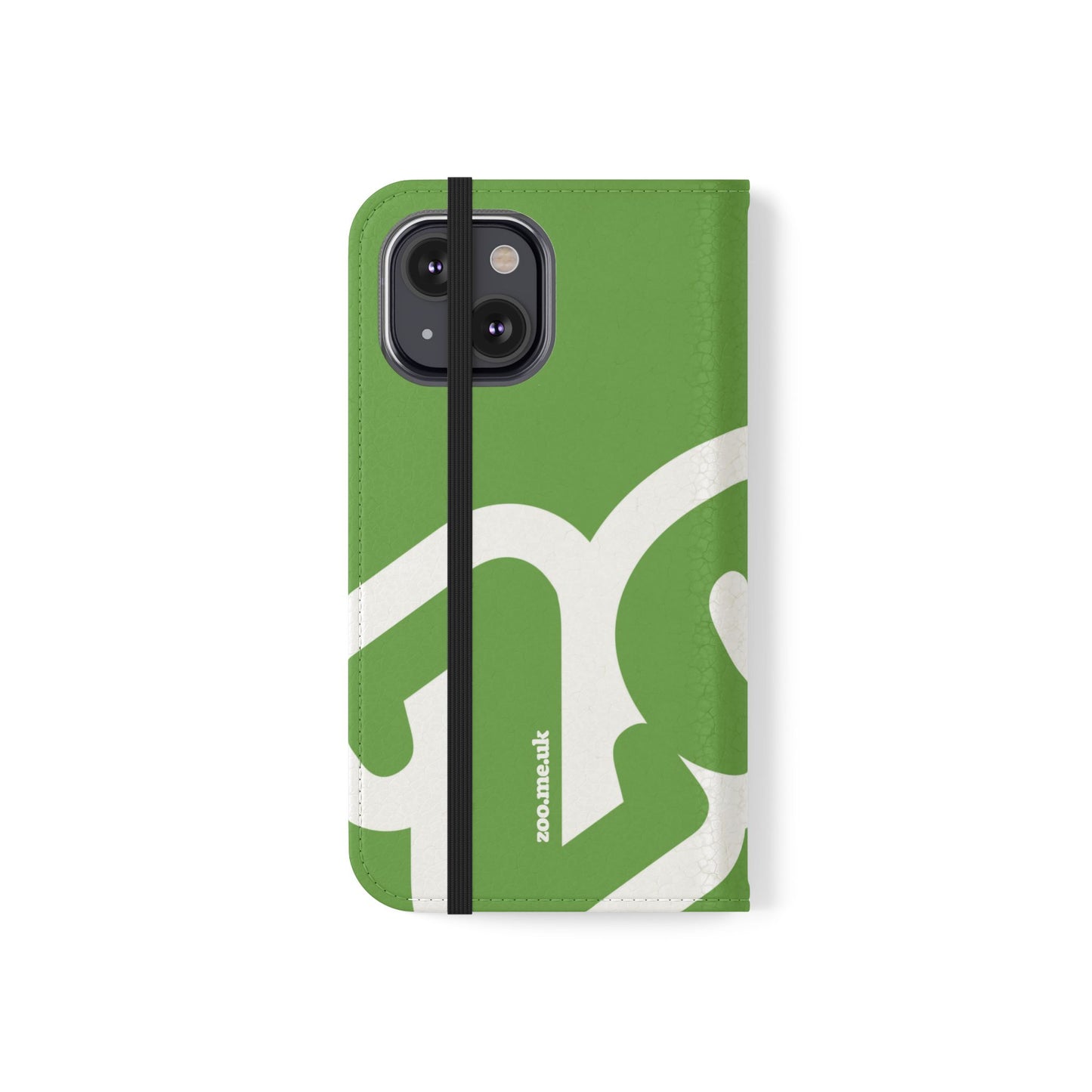 Zoo® Light Green Flip Case - Phone Wallet with Card Holder