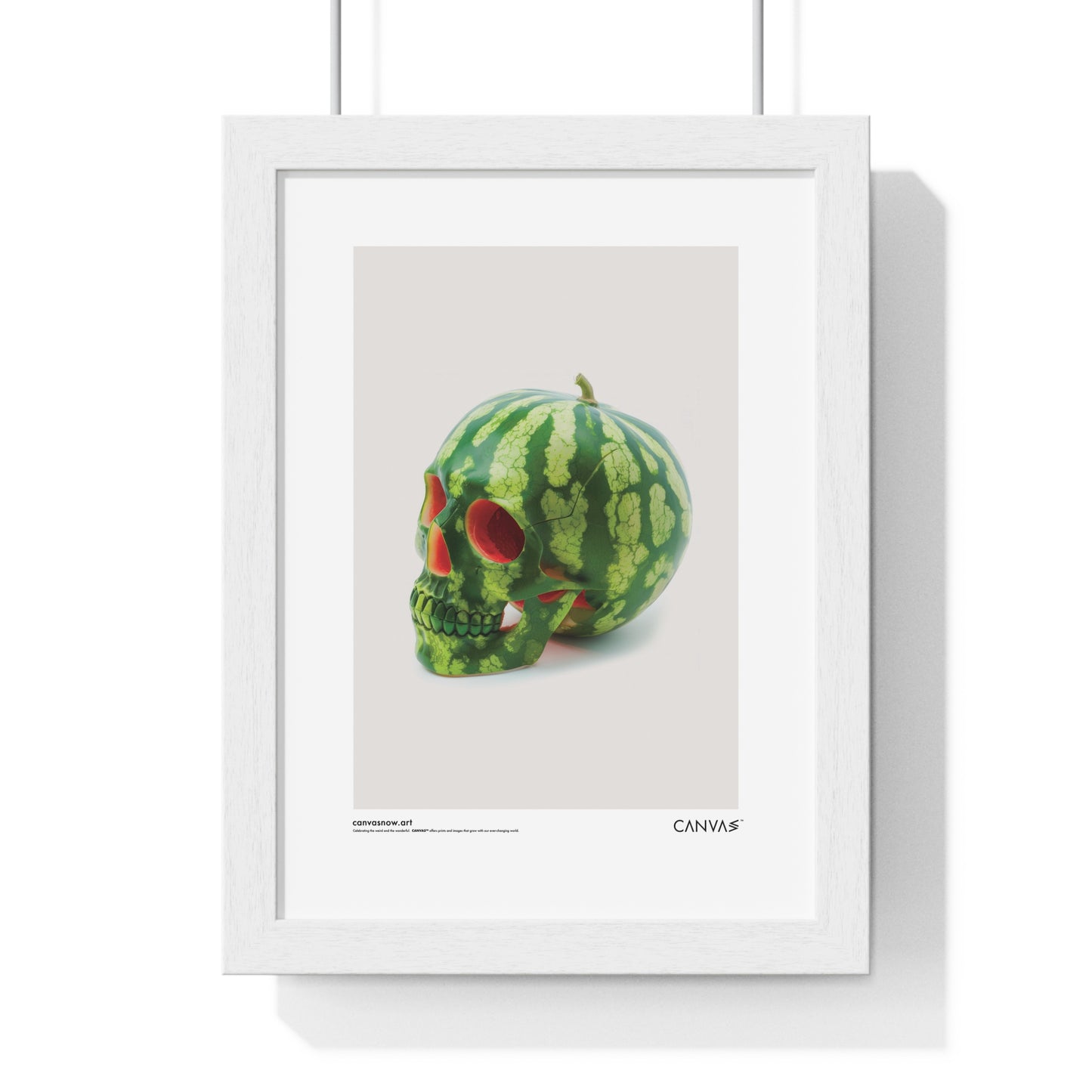CANVAS™ MELON-SKULL Portrait Framed Poster