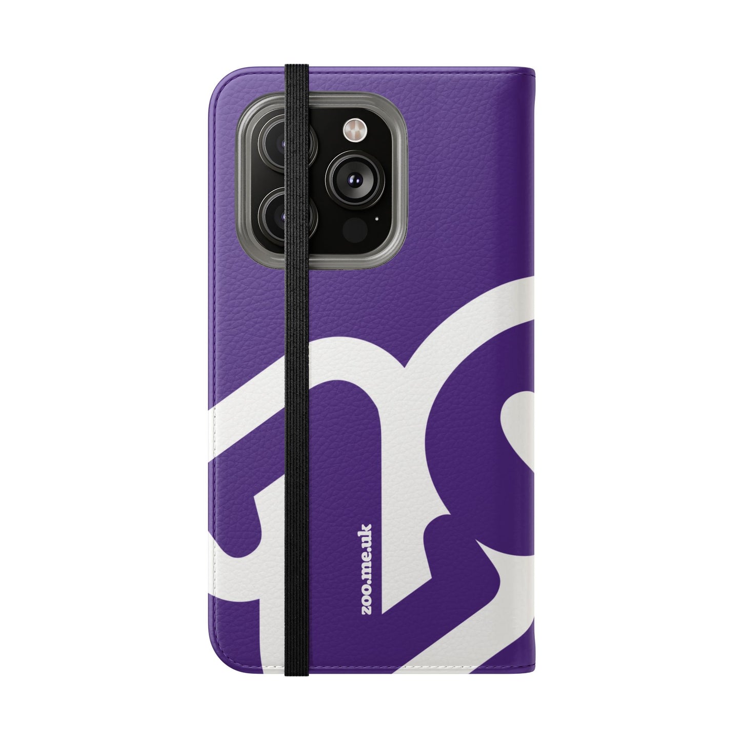 Zoo® Purple Flip Case - Phone Wallet with Card Holder