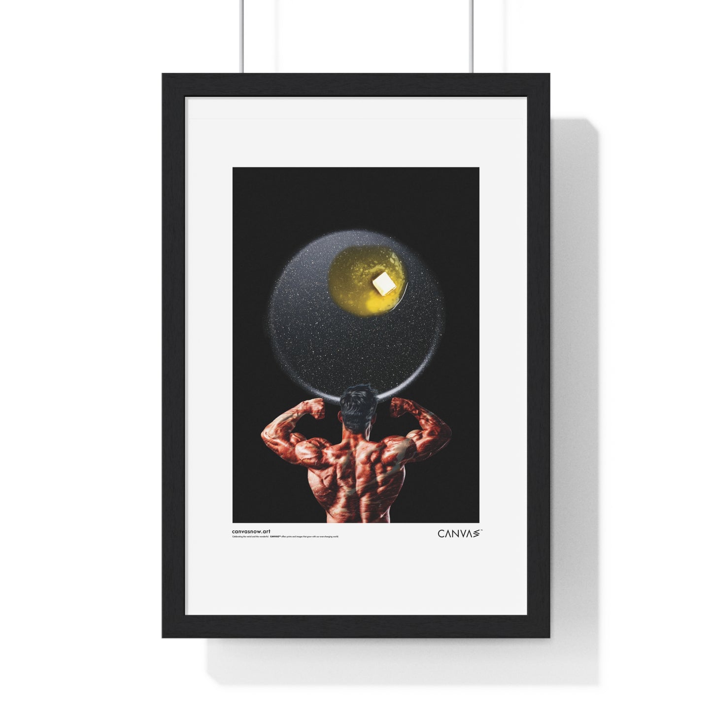 CANVAS™ UNDER-A-TEFLON-SKY Portrait Framed Poster