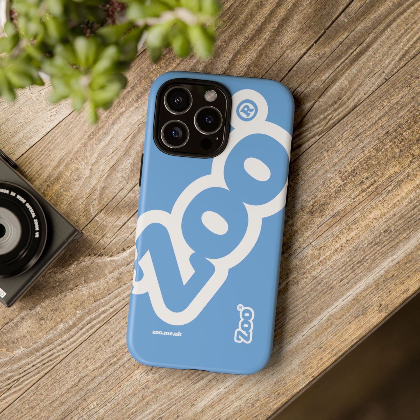 Zoo® Light Blue - Durable iPhone® Case